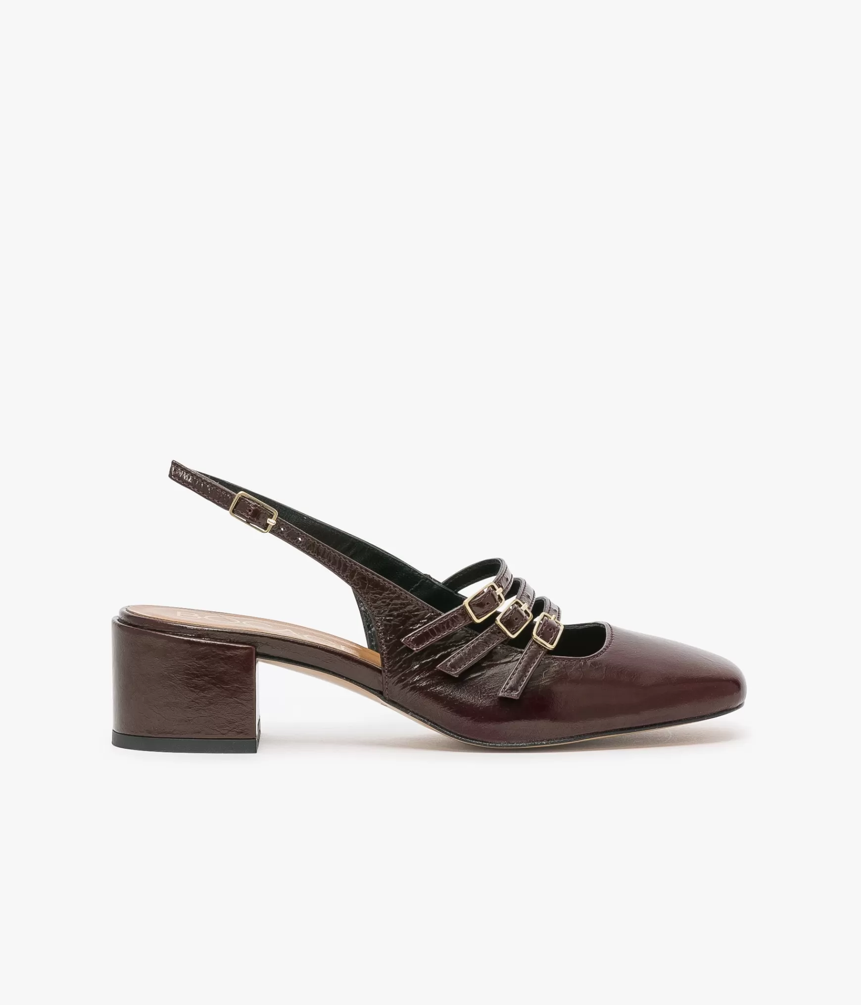 Slingbacks | Escarpins>Bocage BABIES DEMI ACAJOU Marron