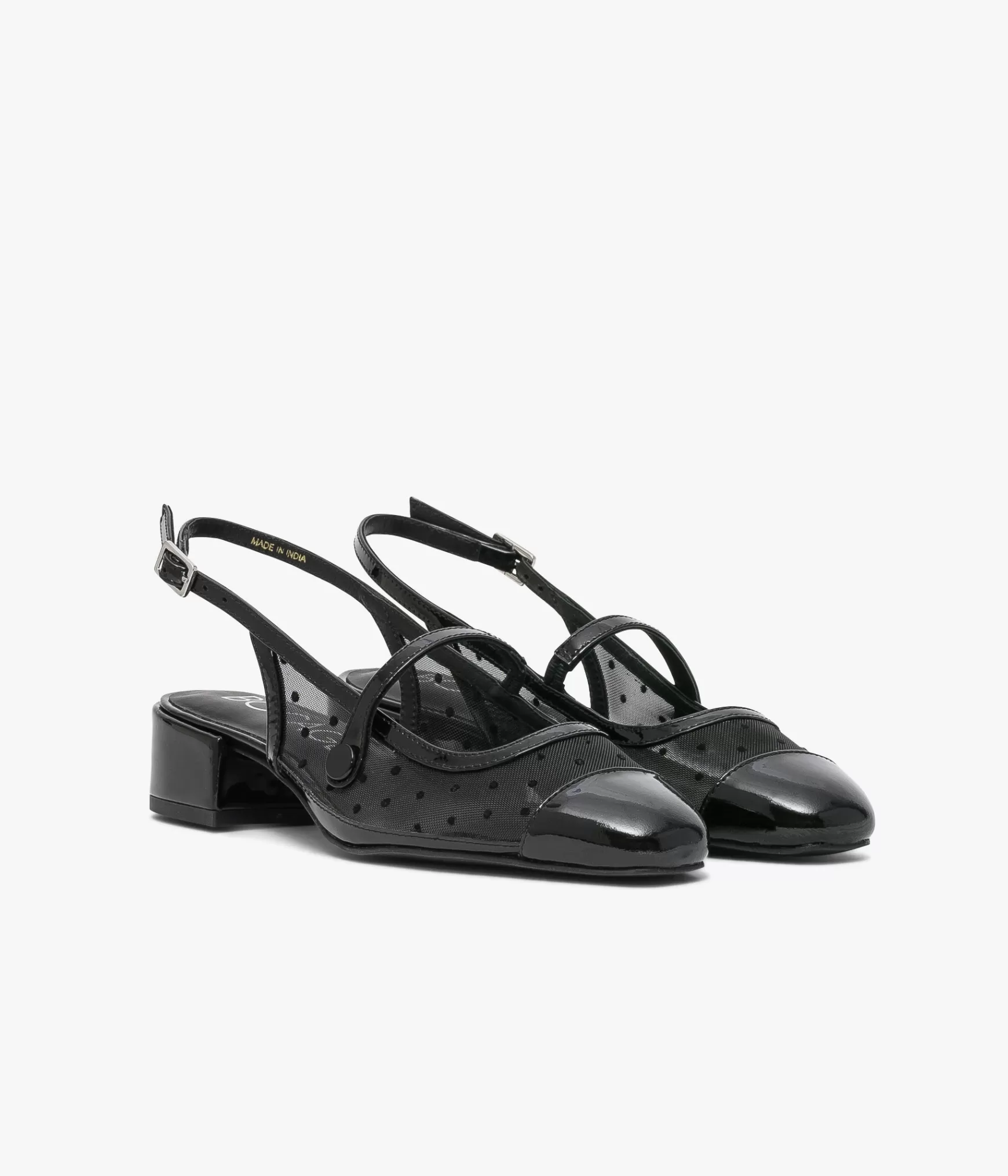 Slingbacks | Ballerines>Bocage BALLERINE BENEDICTE Noir