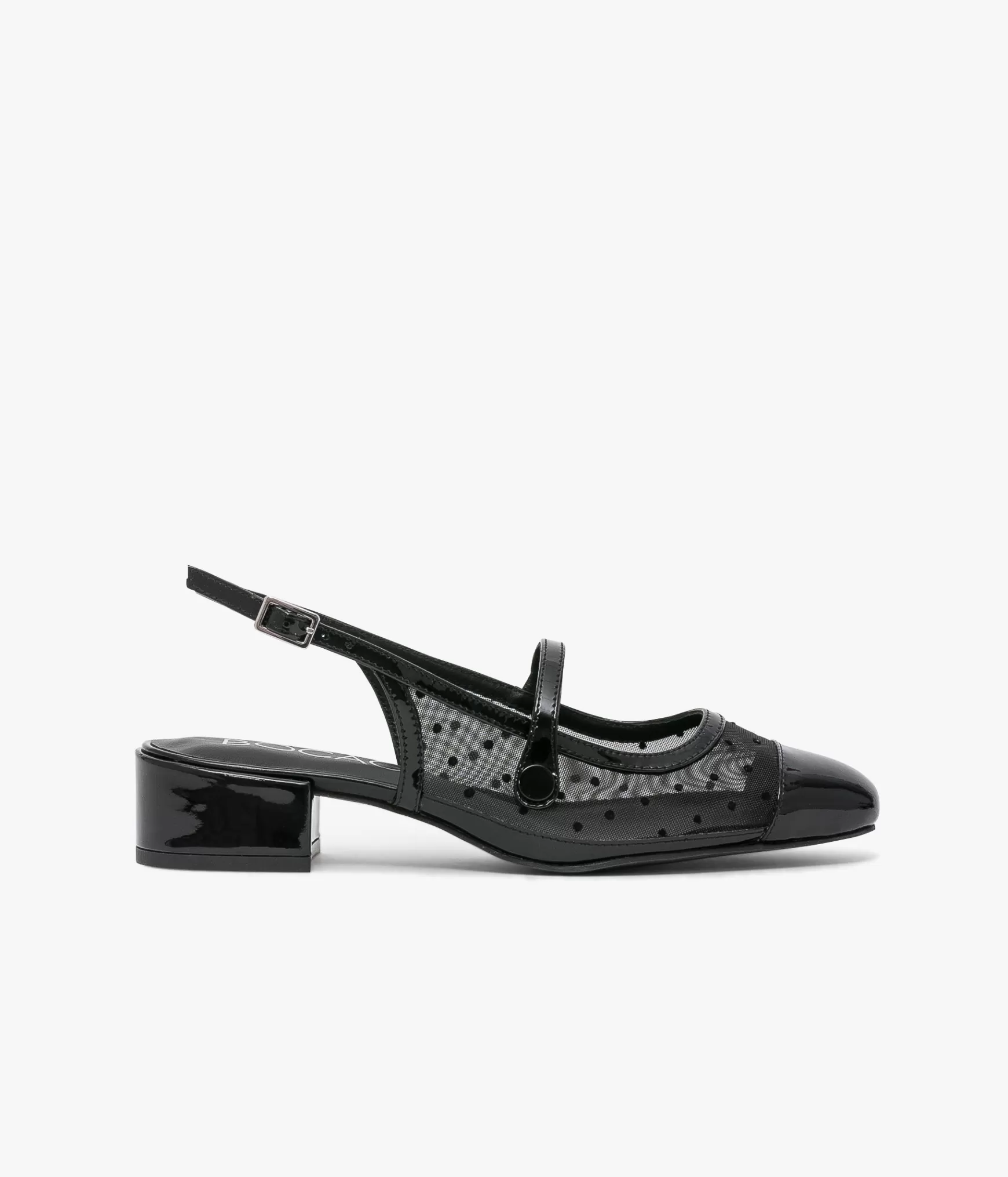 Slingbacks | Ballerines>Bocage BALLERINE BENEDICTE Noir
