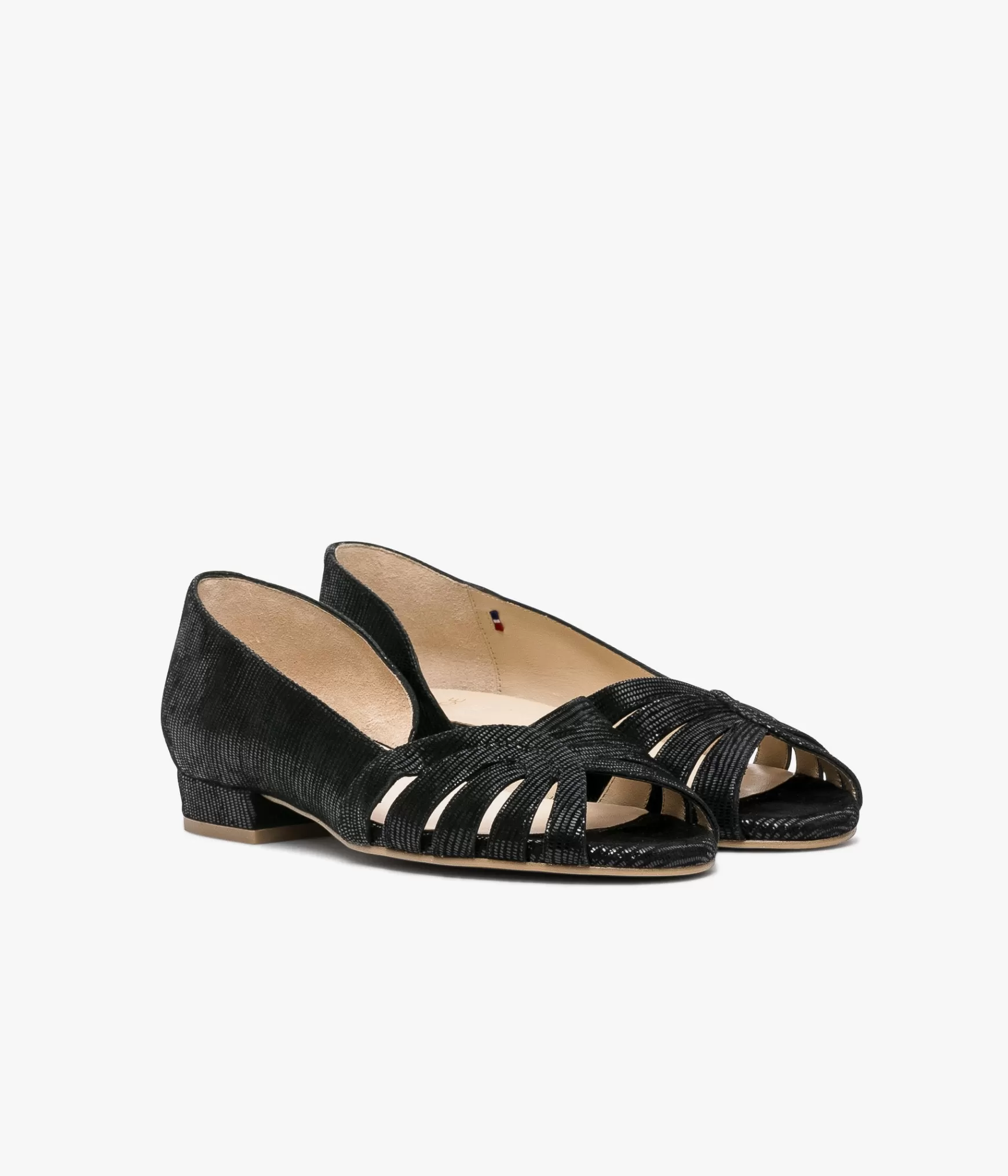 Slingbacks | Ballerines>Bocage BALLERINE SOLINE Noir