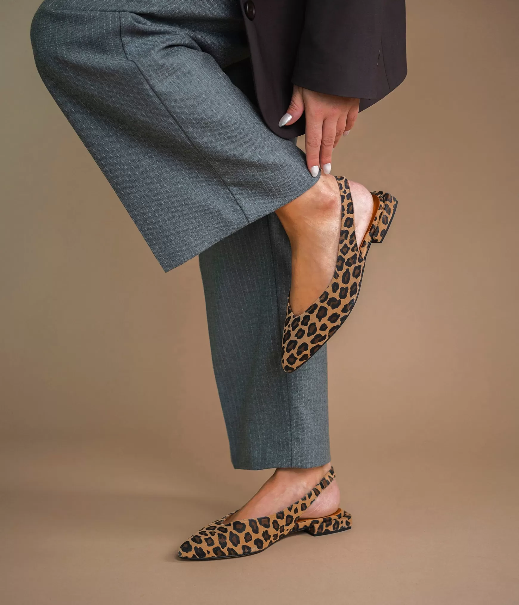 Slingbacks | Ballerines>Bocage BALLERINE SWING LEOPARD Multicolore