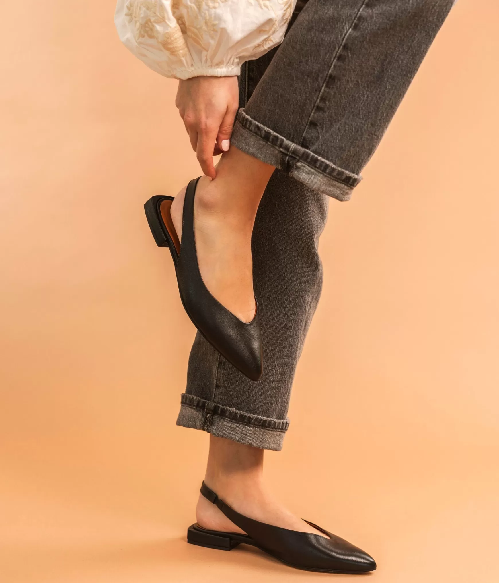 Slingbacks | Ballerines>Bocage BALLERINE SWING Noir
