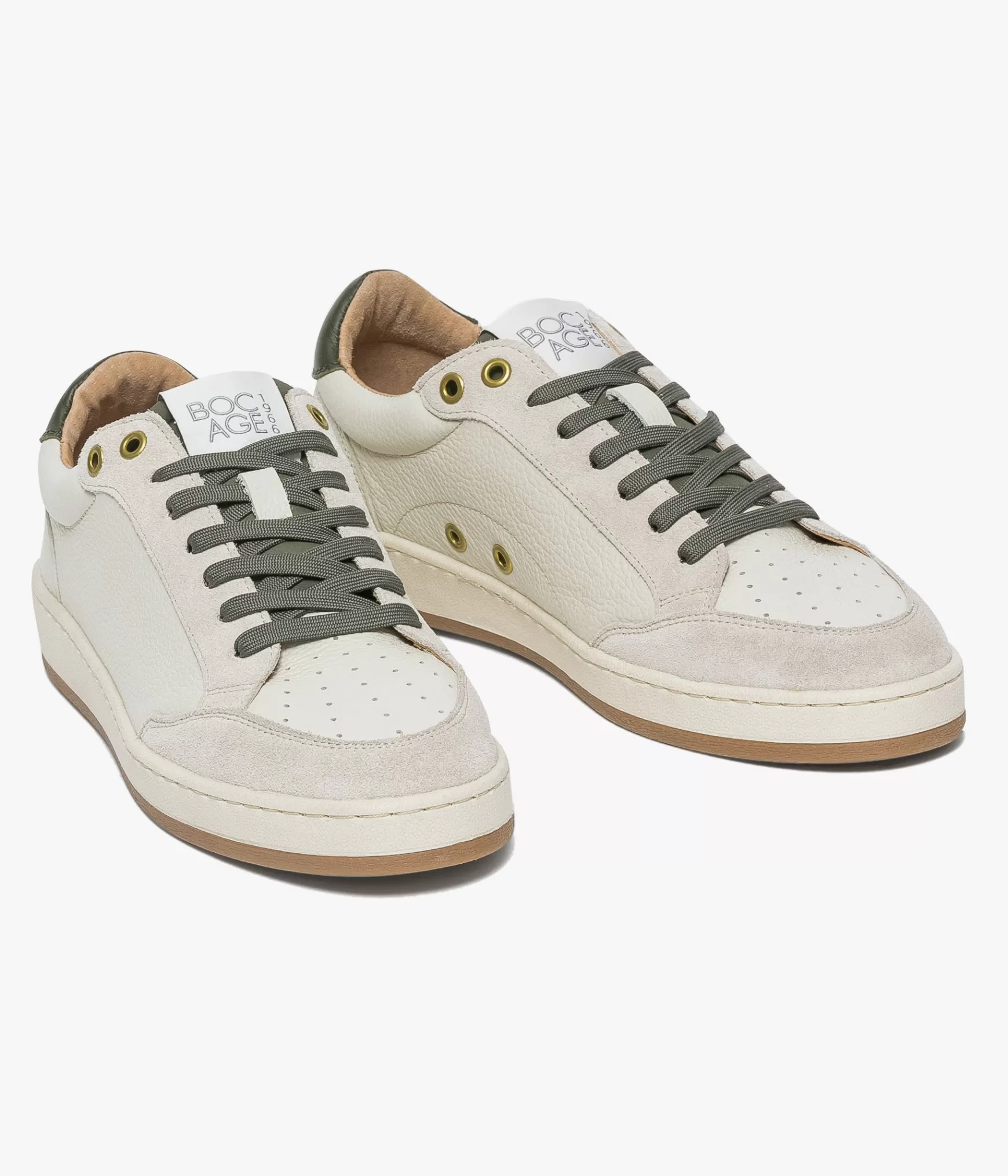 Baskets>Bocage BASKET KASPER BLANC CASSE Beige