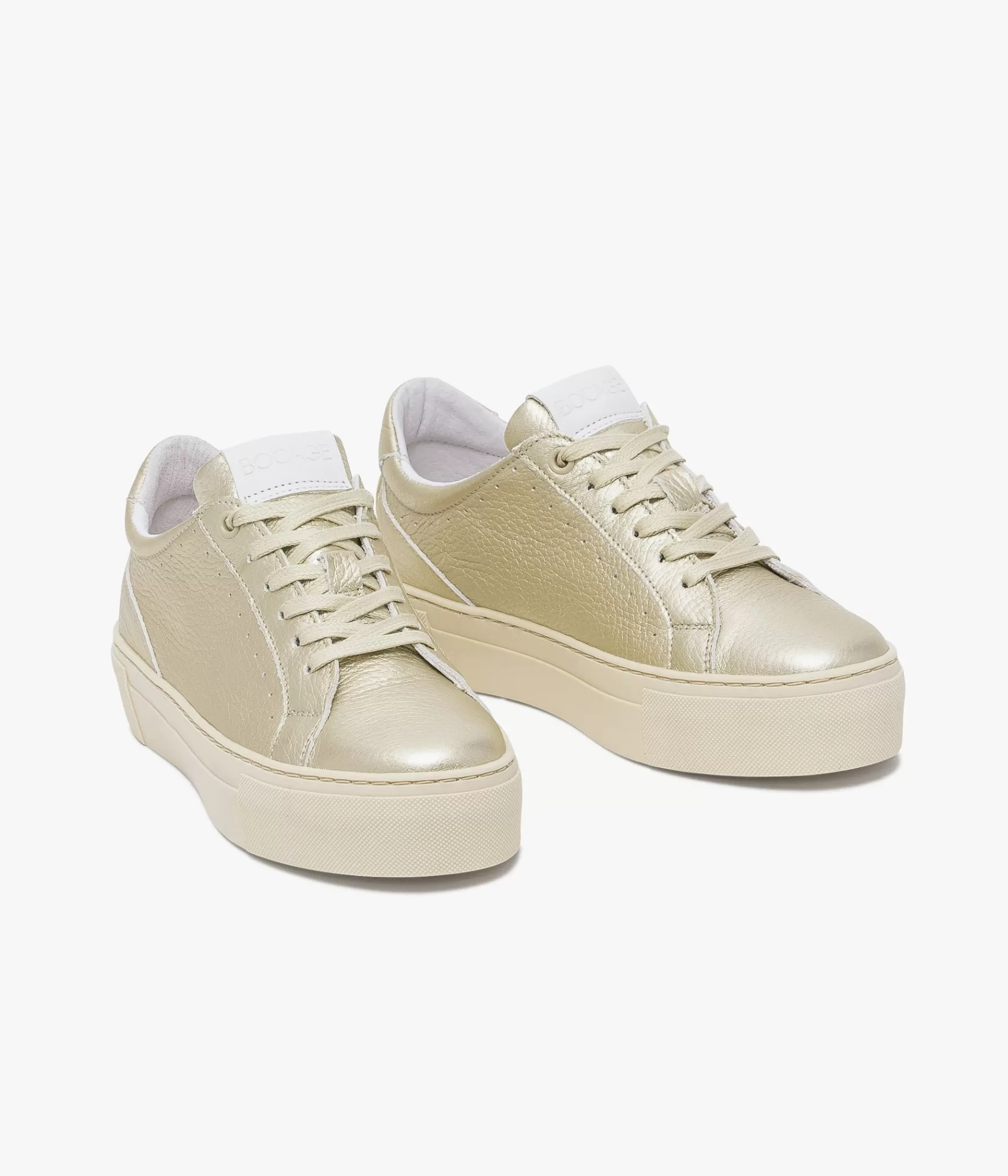 Baskets>Bocage BASKET LIZON PLATINE Or