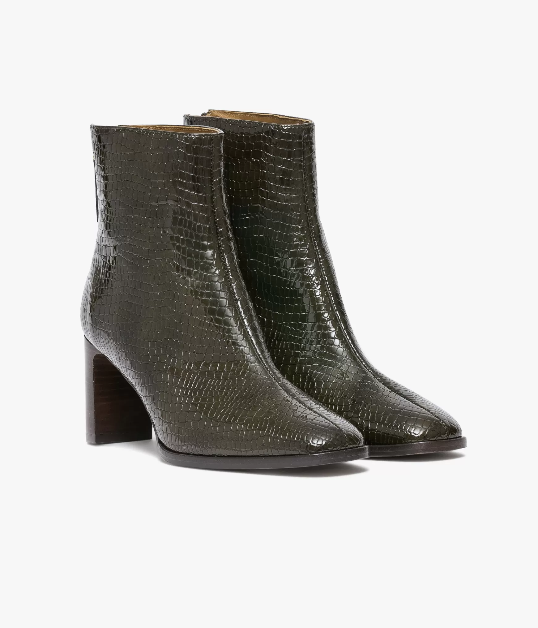 Boots & Bottines>Bocage BOOTS ELAURA KAKI Vert