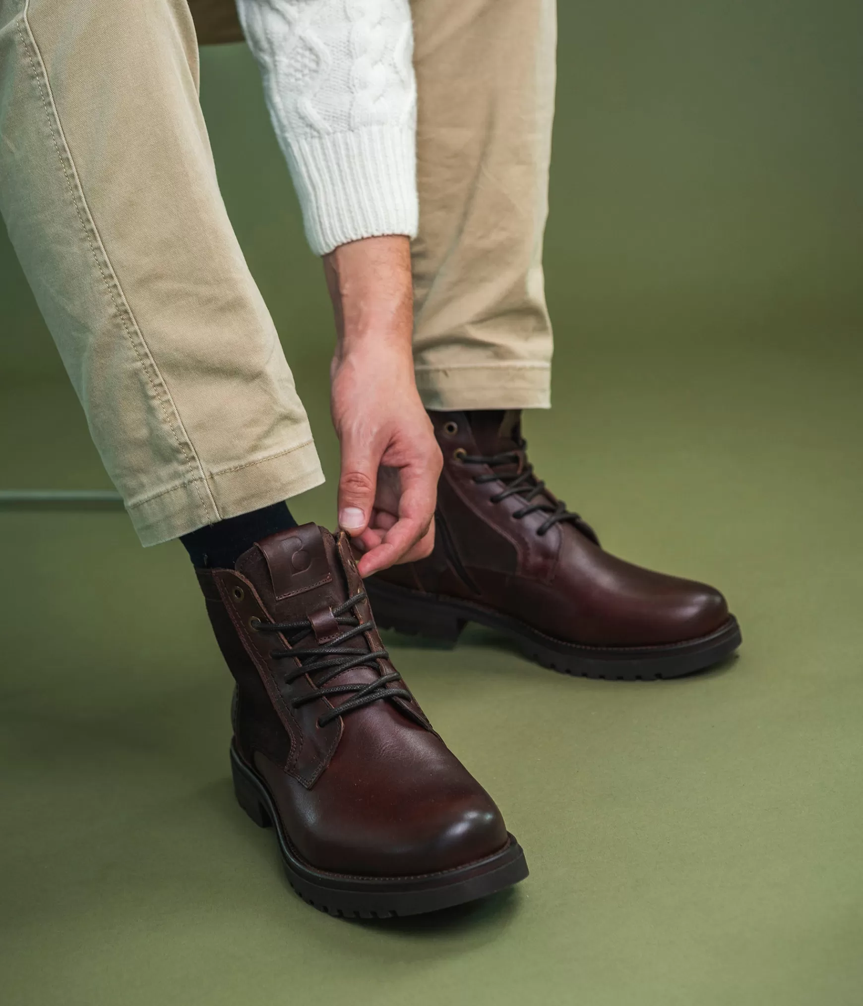 Boots>Bocage BOOTS GIBSON CAFE Marron