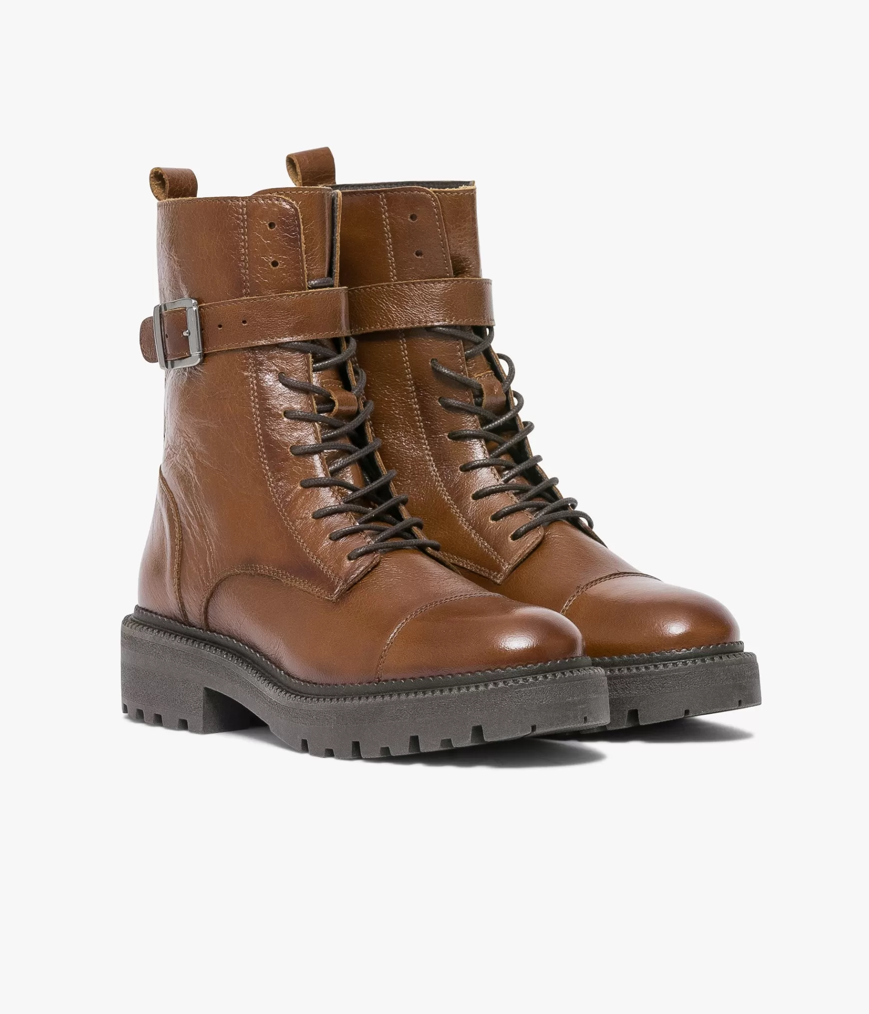 Boots & Bottines>Bocage BOOTS SAMMIE COGNAC Marron
