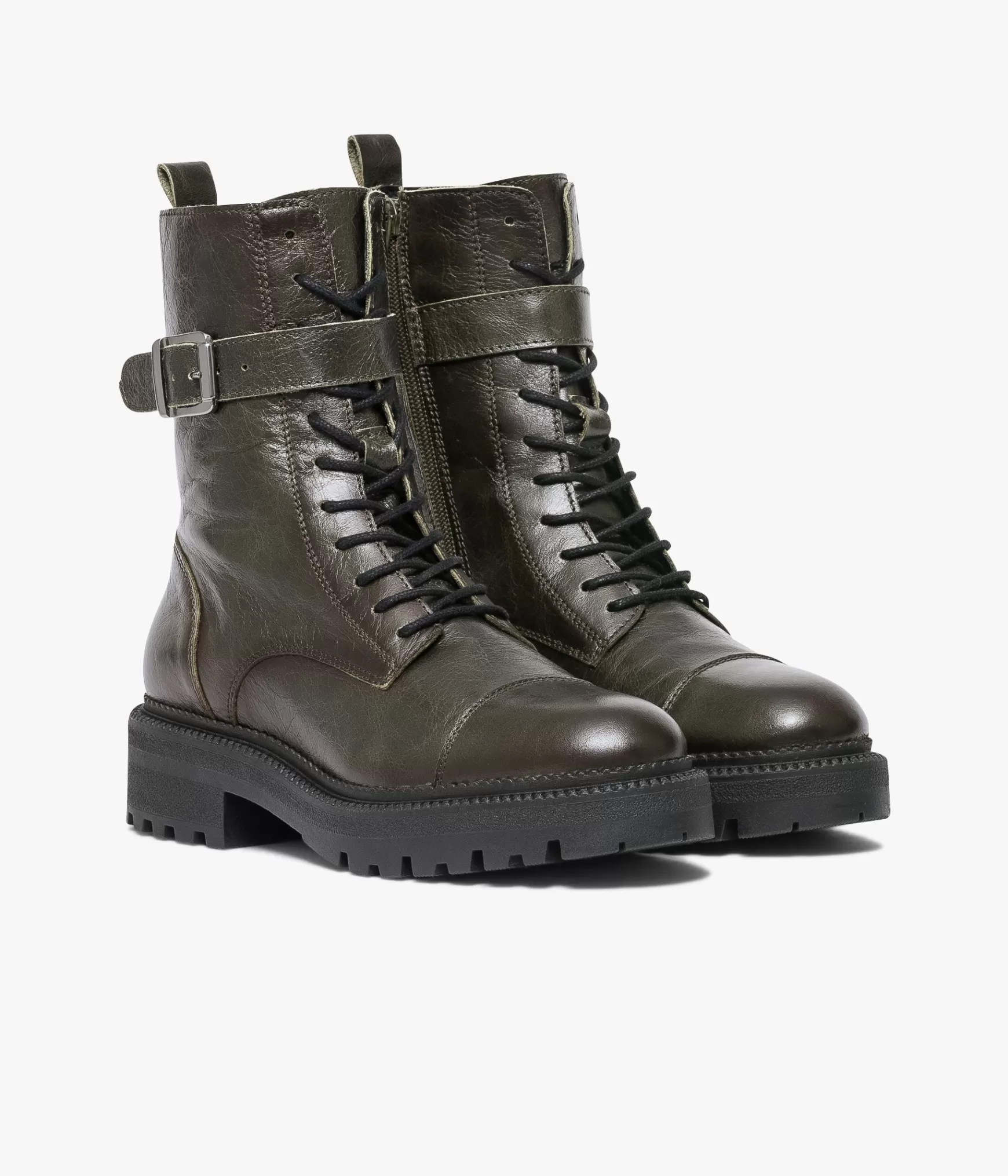 Boots & Bottines>Bocage BOOTS SAMMIE KAKI Vert