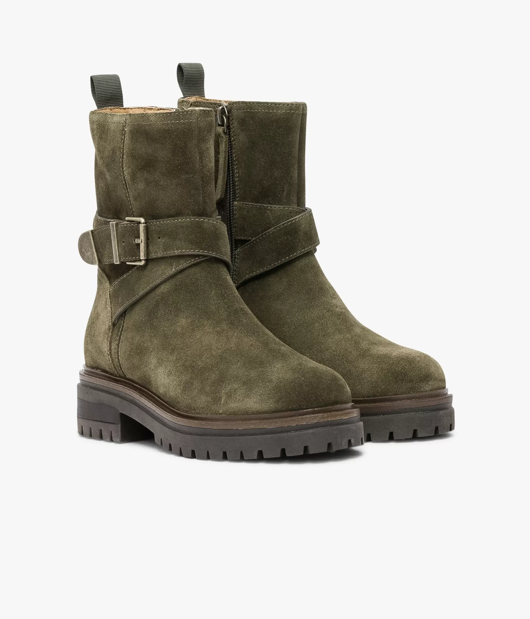 Boots & Bottines>Bocage BOOTS SONNIE VERT Marron