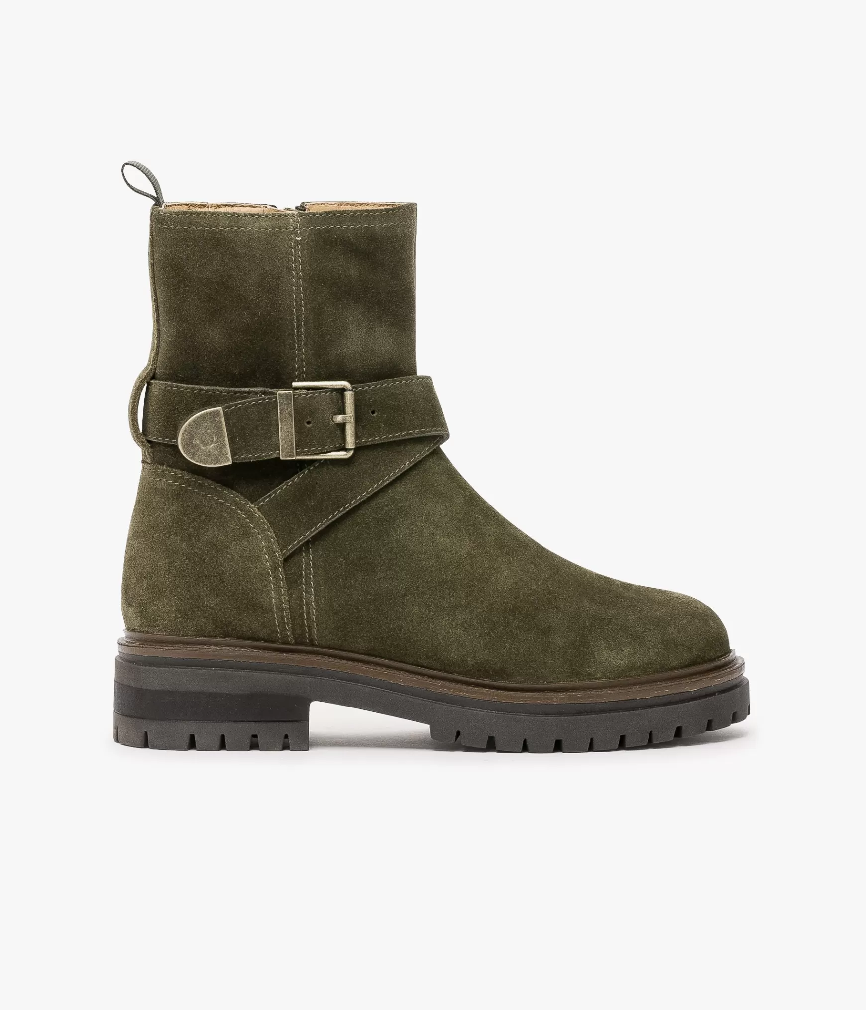 Boots & Bottines>Bocage BOOTS SONNIE VERT Marron