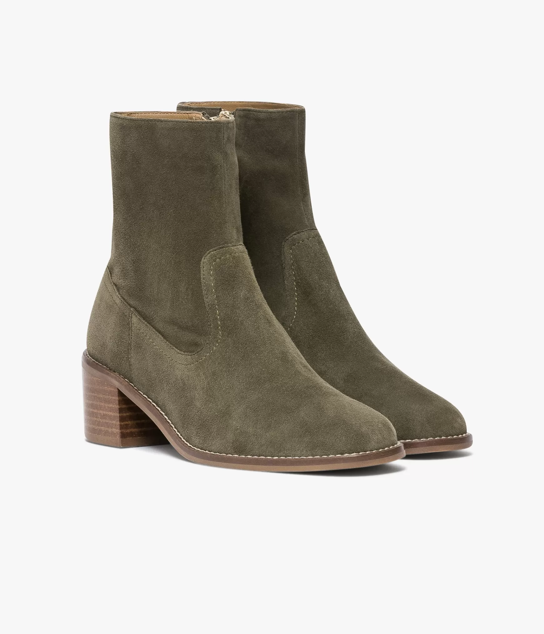 Boots & Bottines>Bocage BOOTS TALMA KAKI Vert