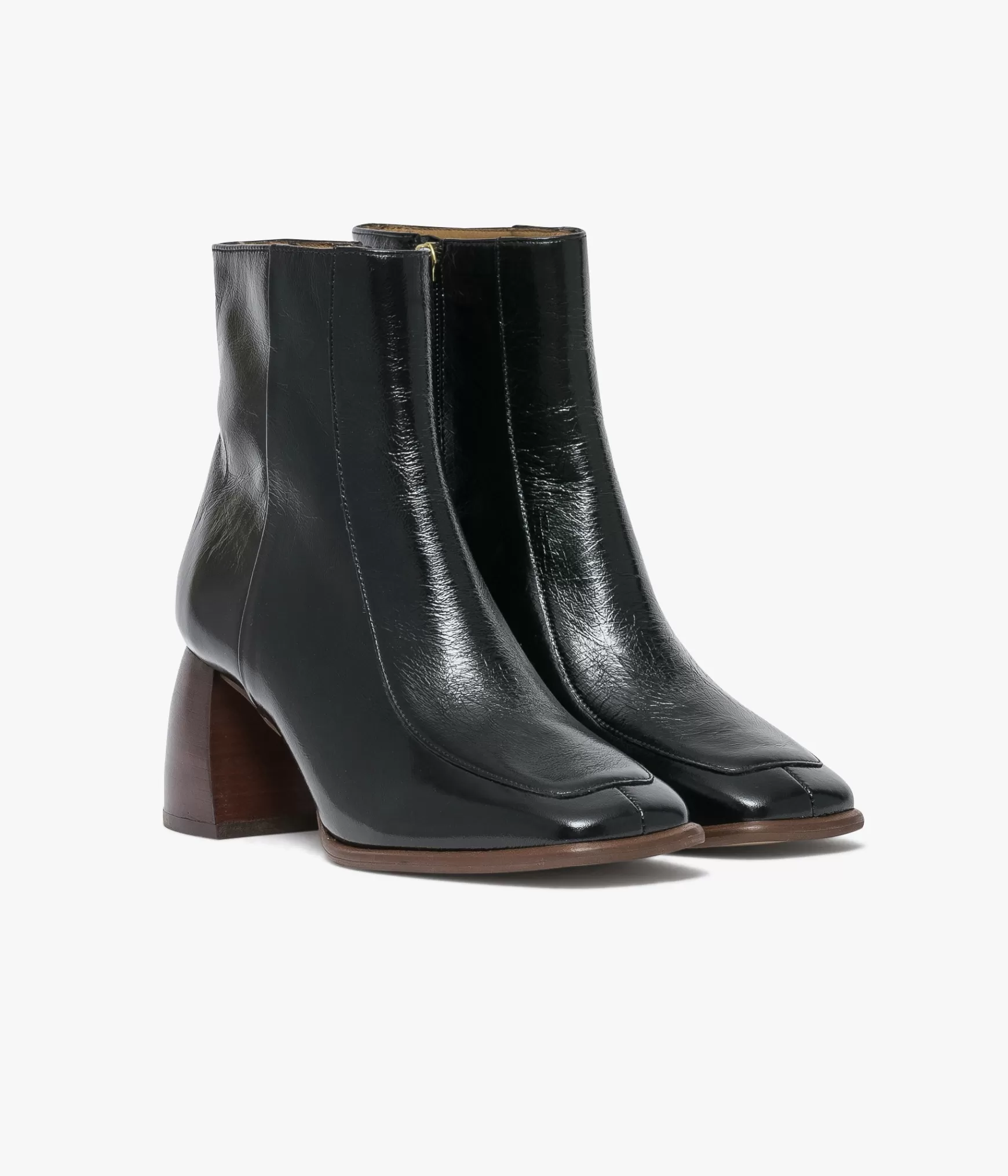 Boots & Bottines>Bocage BOOTS TEA VERNI Noir