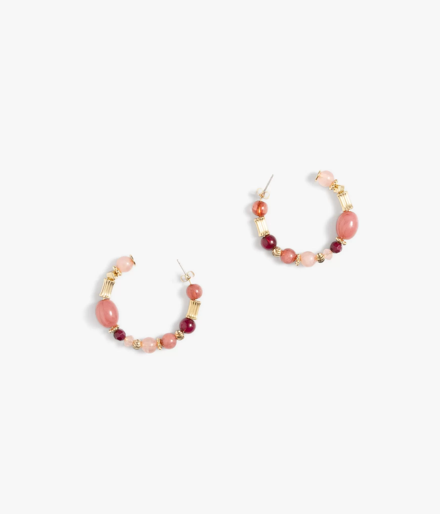 Bijoux>Bocage BOUCLES D'OREILLES ANABELLE Rose