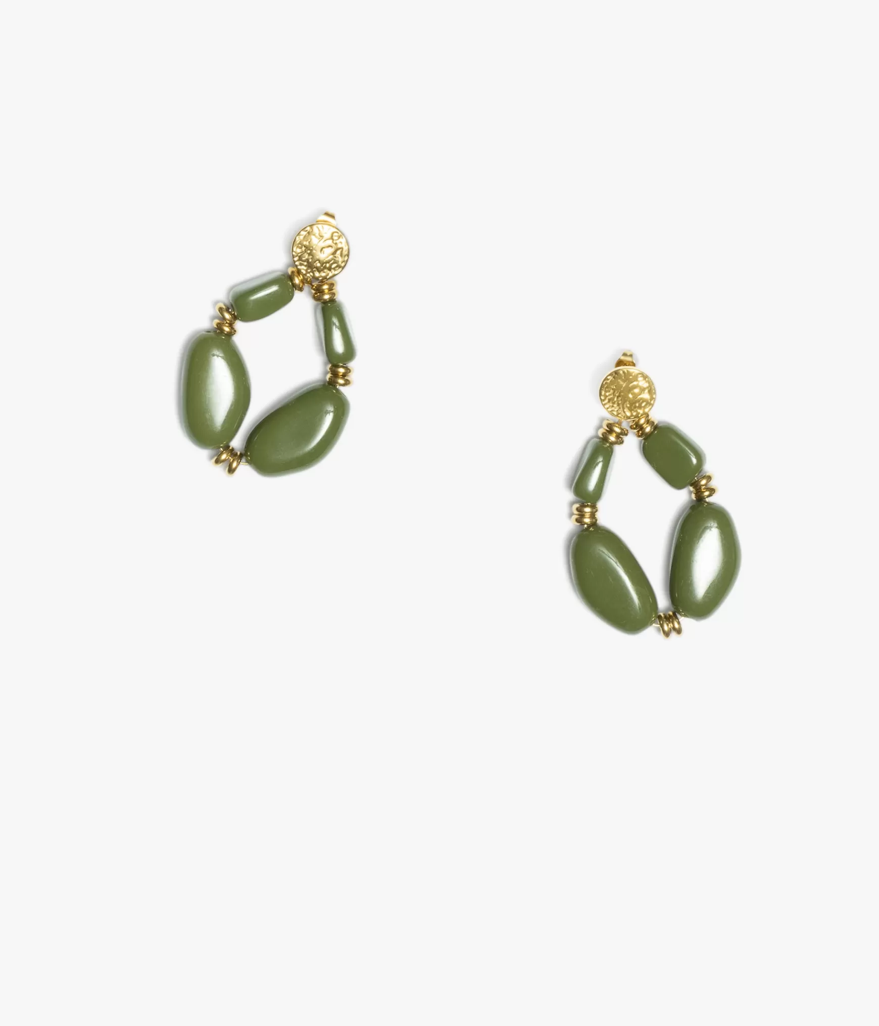 Bijoux>Bocage BOUCLES D'OREILLES ANNELOU Vert