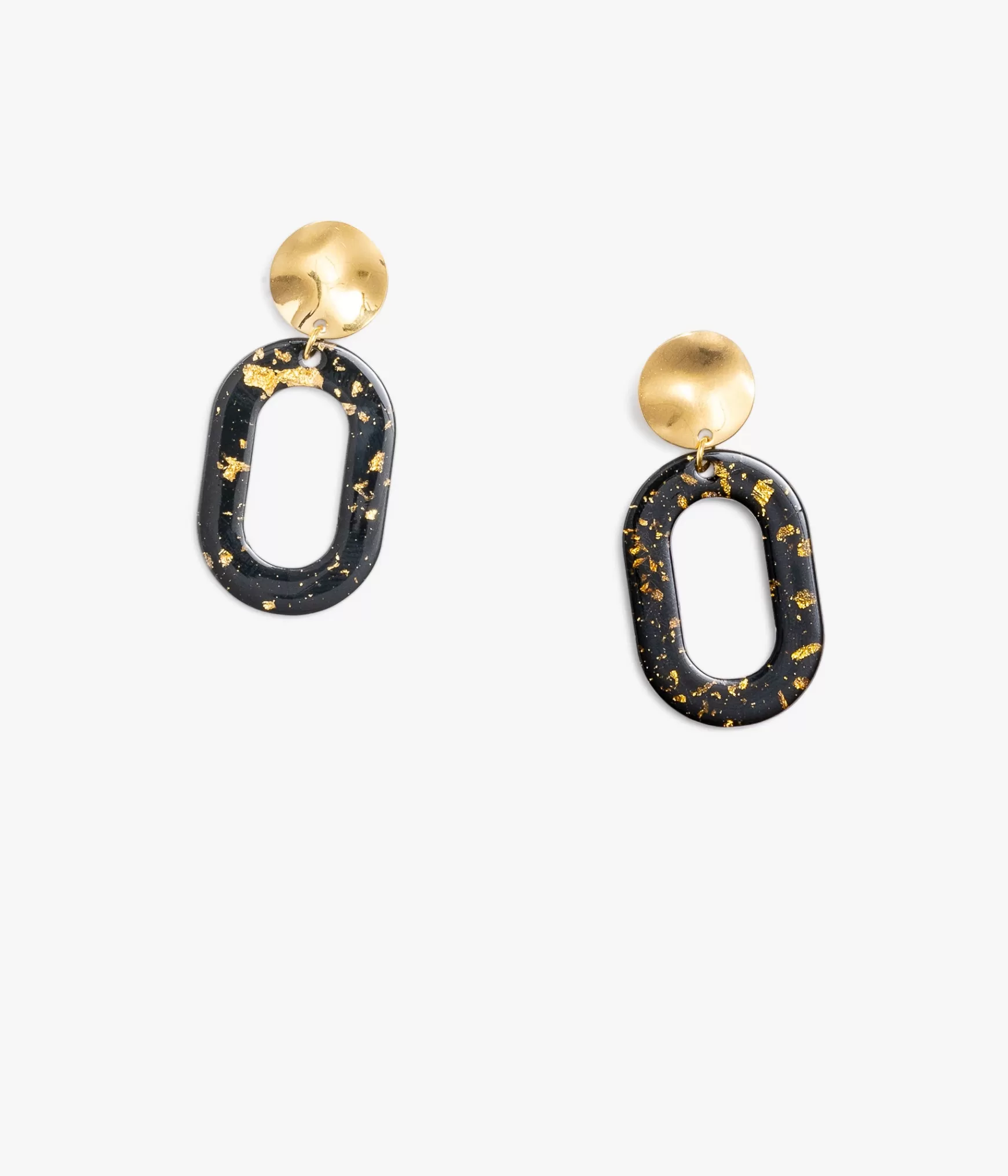 Bijoux>Bocage BOUCLES D'OREILLES BLEUETTES Noir