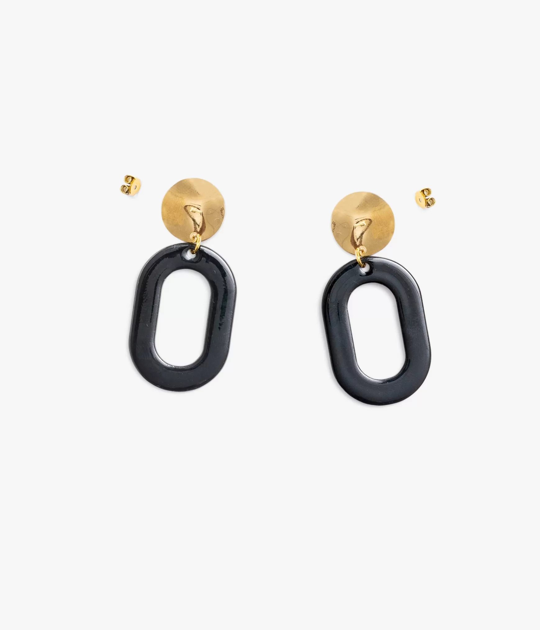 Bijoux>Bocage BOUCLES D'OREILLES BLEUETTES Noir