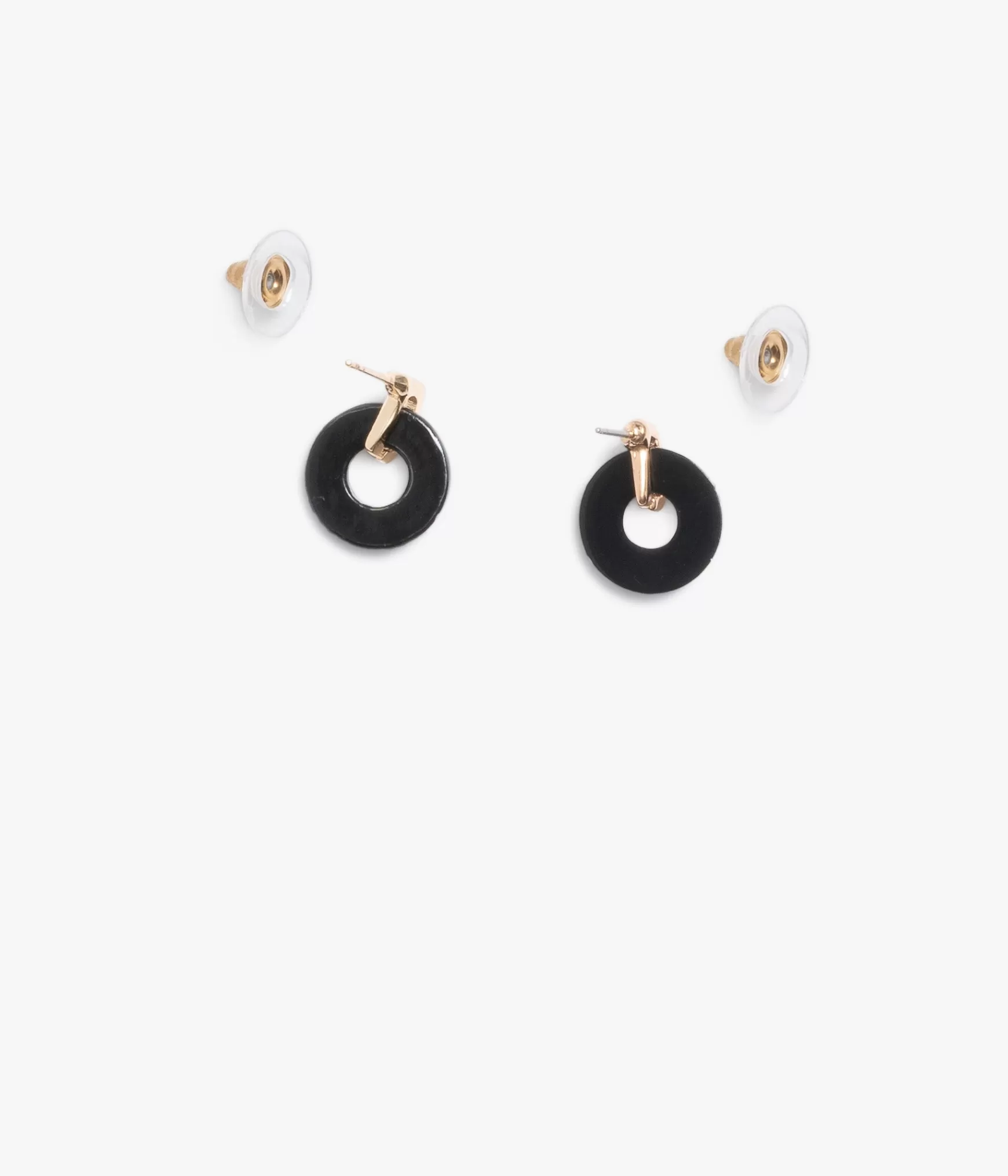 Bijoux>Bocage BOUCLES D'OREILLES BRUNELLE Noir