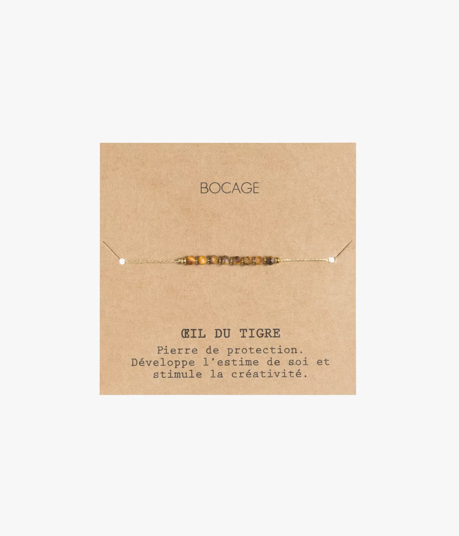 Bijoux>Bocage BRACELET BESSIE AMBRE Marron