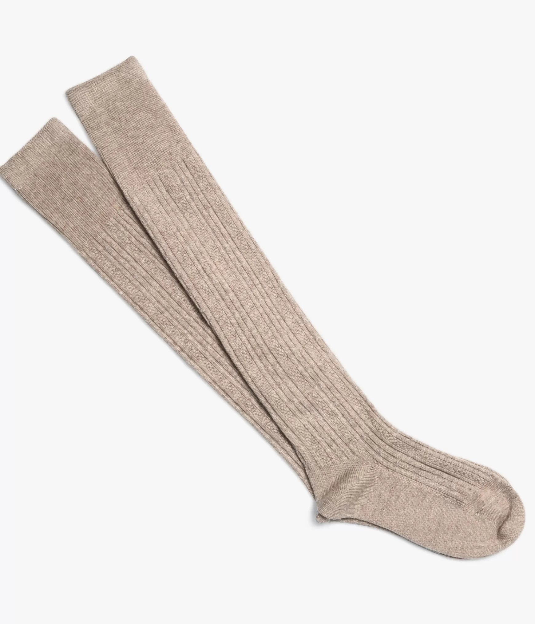 Chaussettes>Bocage CHAUSSETTES HAUTES NELCA Beige