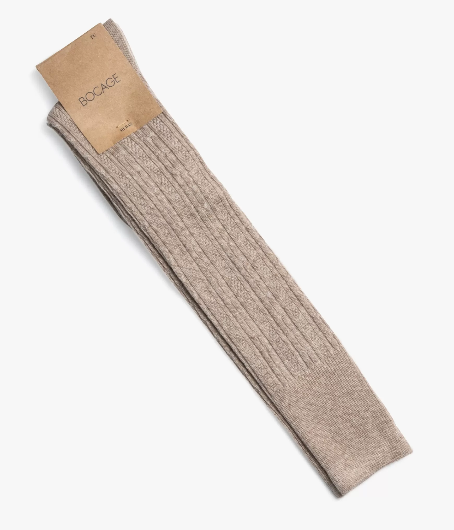 Chaussettes>Bocage CHAUSSETTES HAUTES NELCA Beige