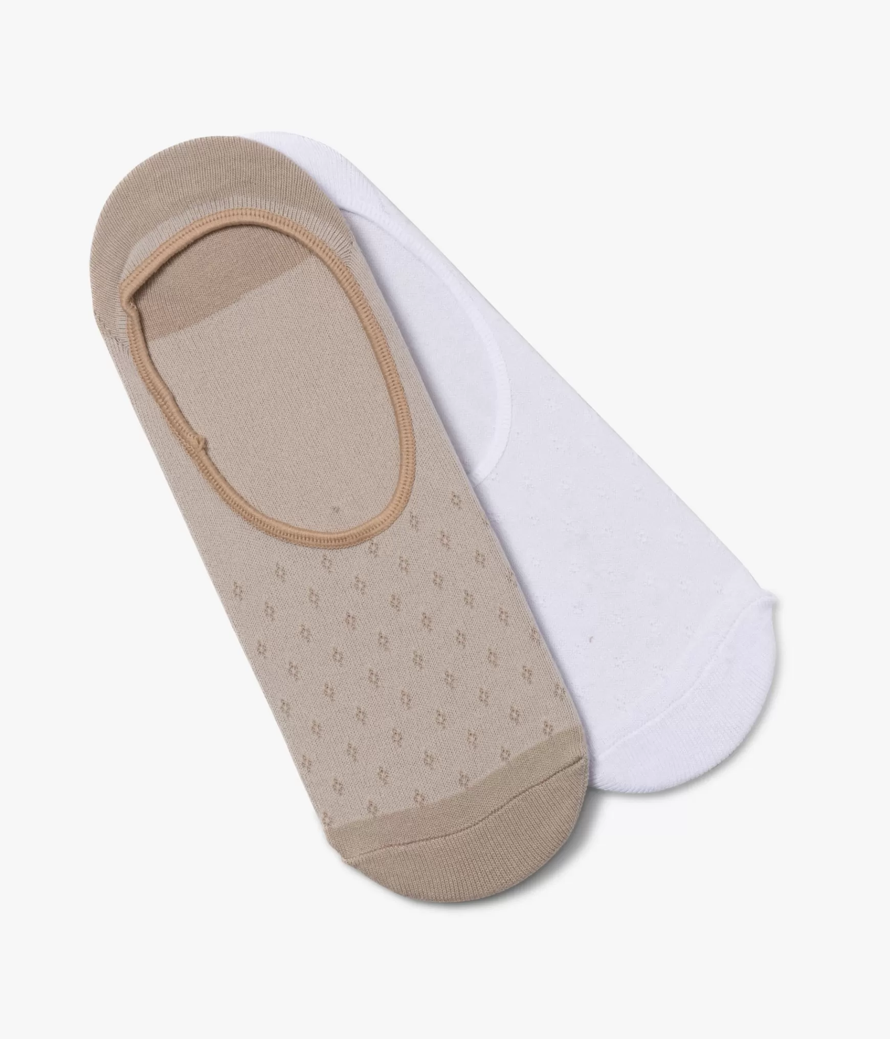 Chaussettes>Bocage CHAUSSETTES NACERAP BLANC ET Beige