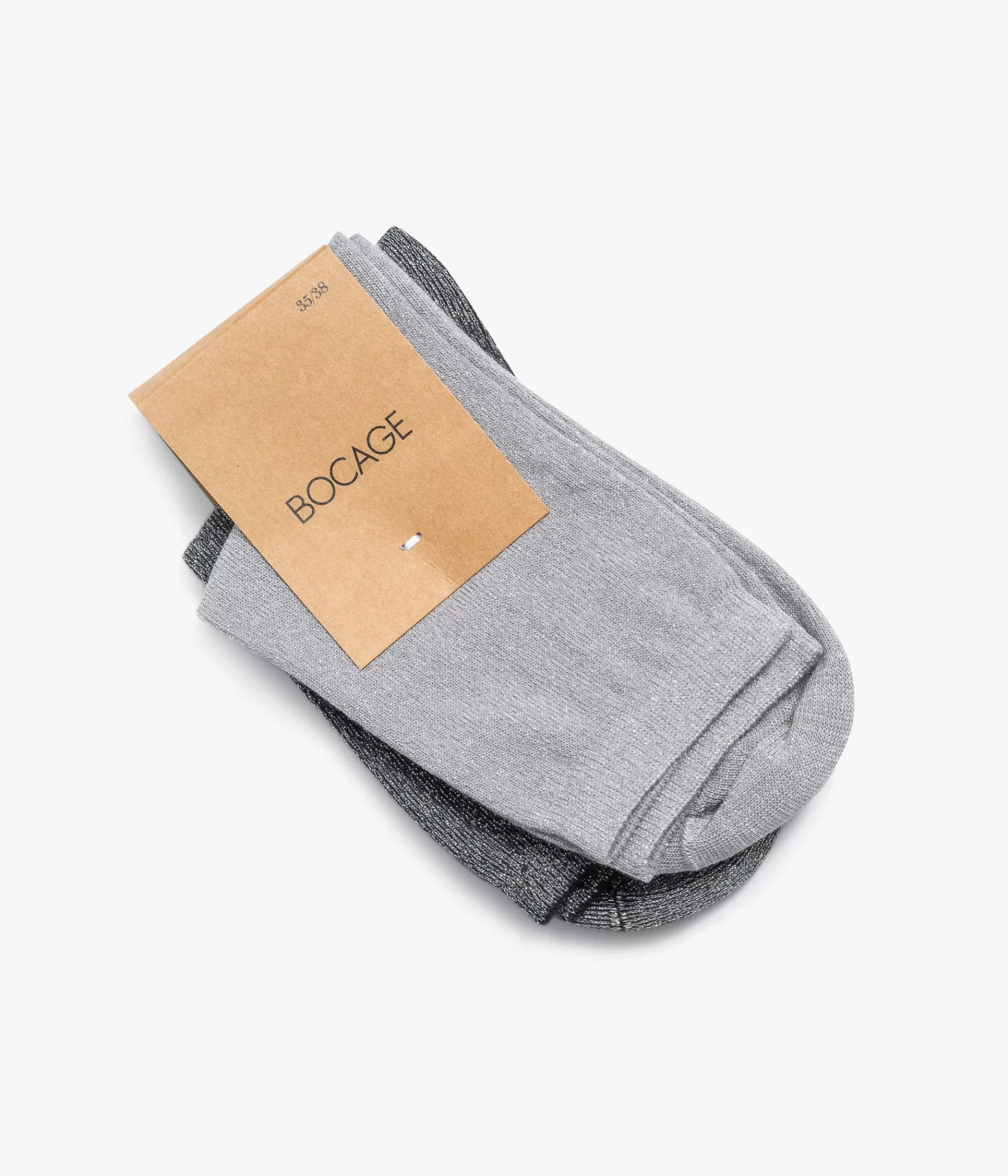 Chaussettes>Bocage CHAUSSETTES NACRE ET GRIS Noir