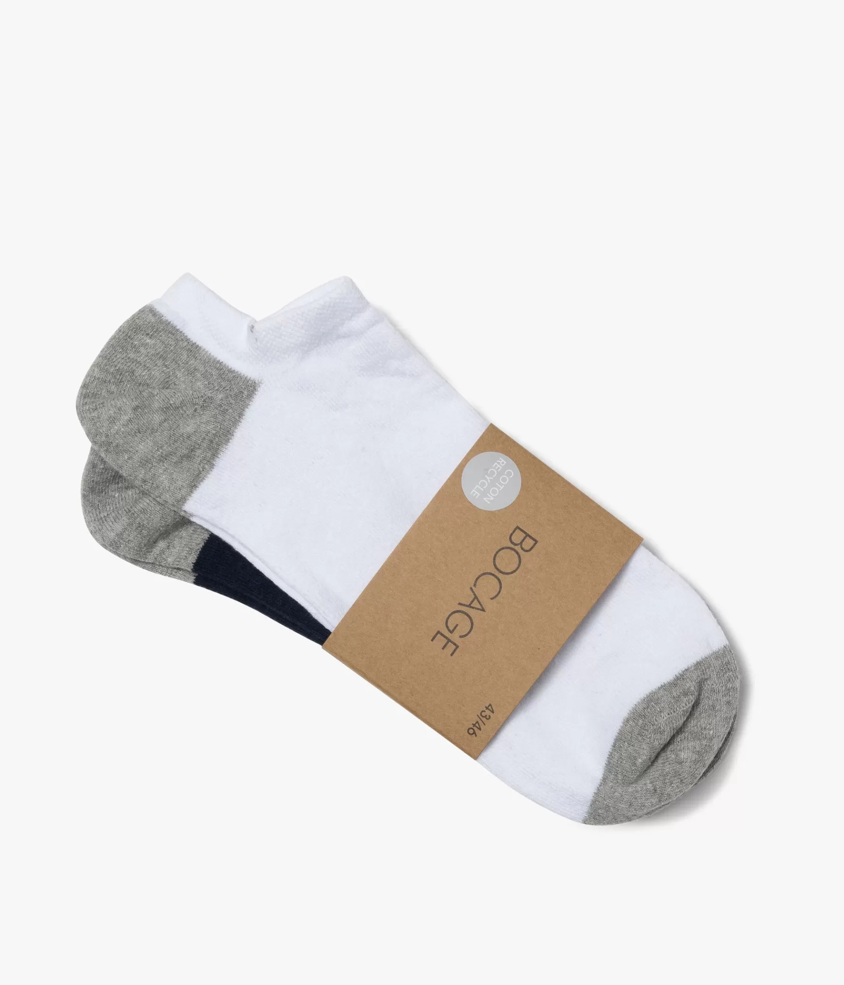 Chaussettes>Bocage CHAUSSETTES NASHORT MARINE ET BLANC Bleu