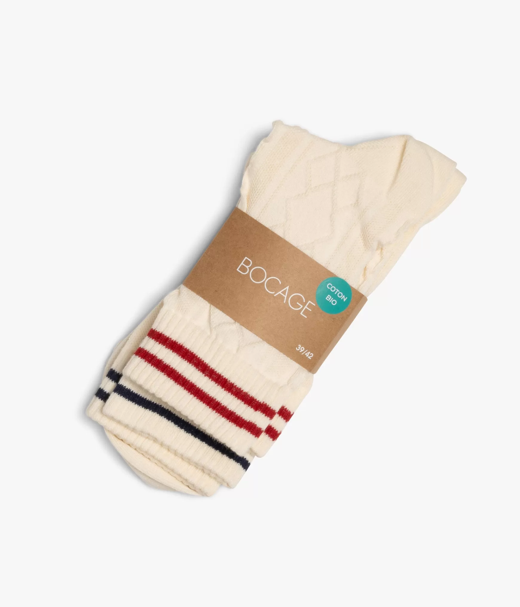 Chaussettes>Bocage CHAUSSETTES NATTY ECRU Beige