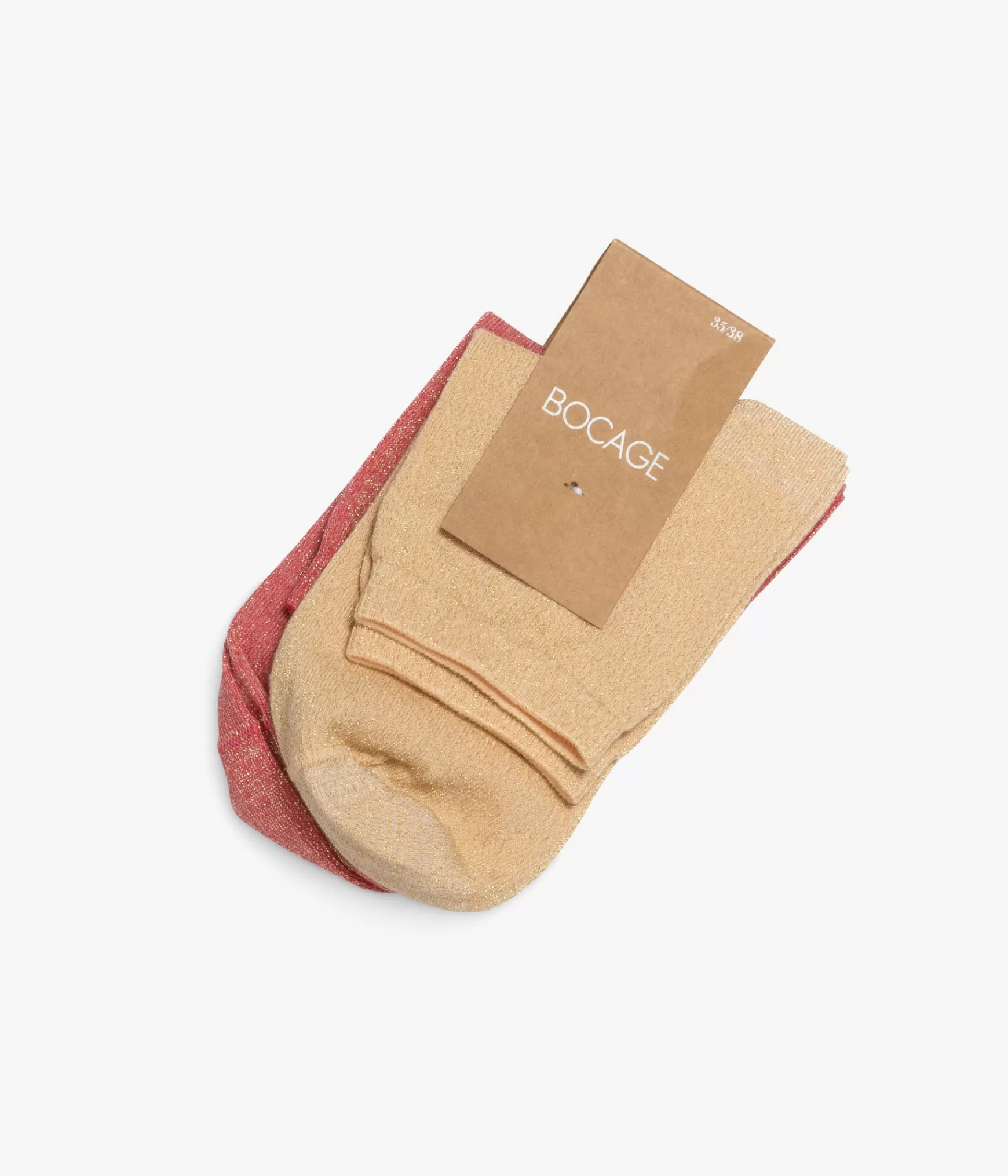 Chaussettes>Bocage CHAUSSETTES NOA ET BEIGE Rose