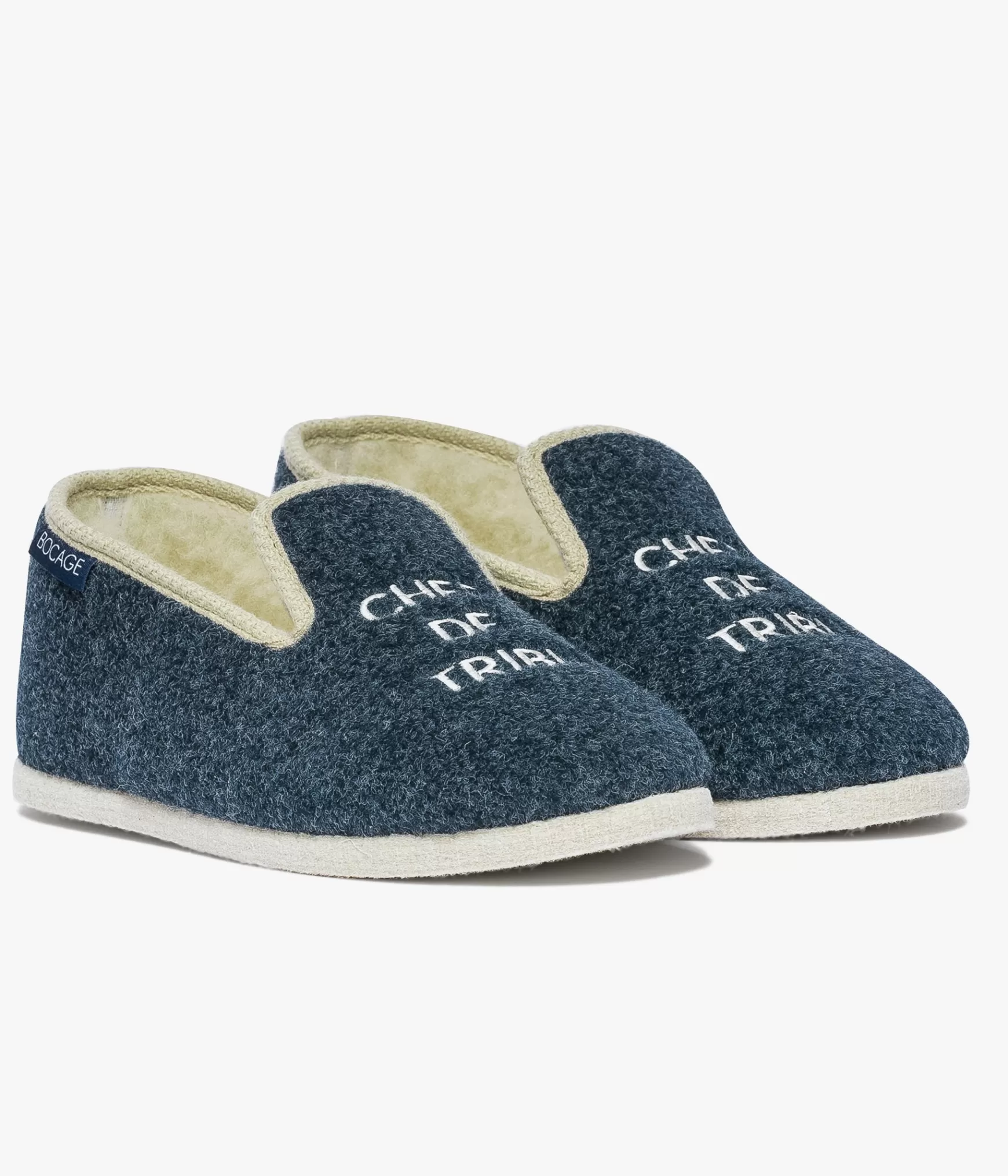 Chaussons>Bocage CHAUSSON COSY Bleu