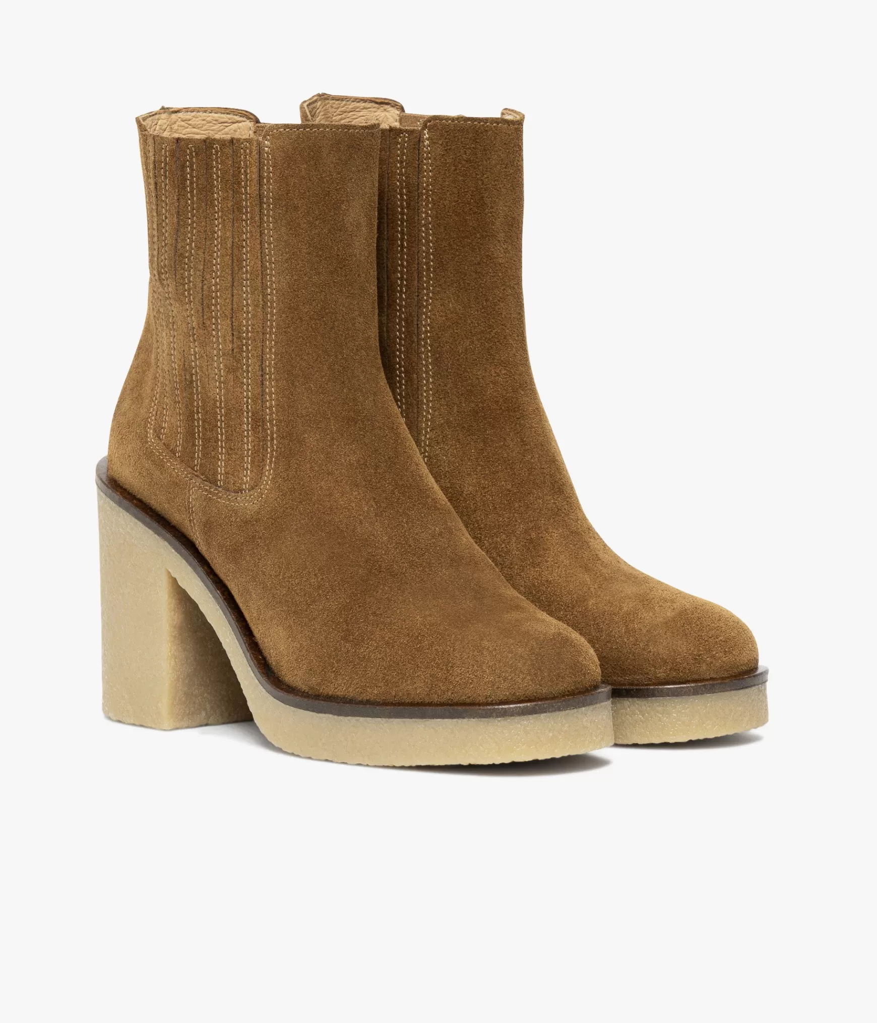 Boots & Bottines>Bocage CHELSEA BOOTS ELLI COGNAC Marron