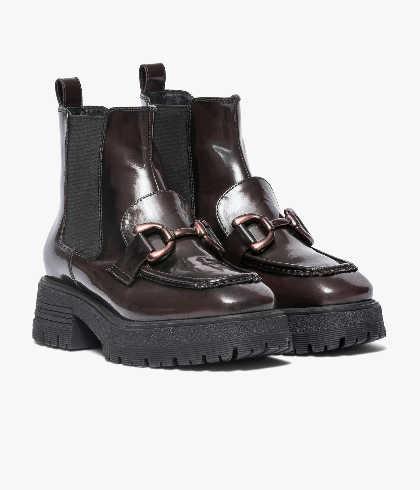Boots & Bottines>Bocage CHELSEA BOOTS KANTARIO Marron