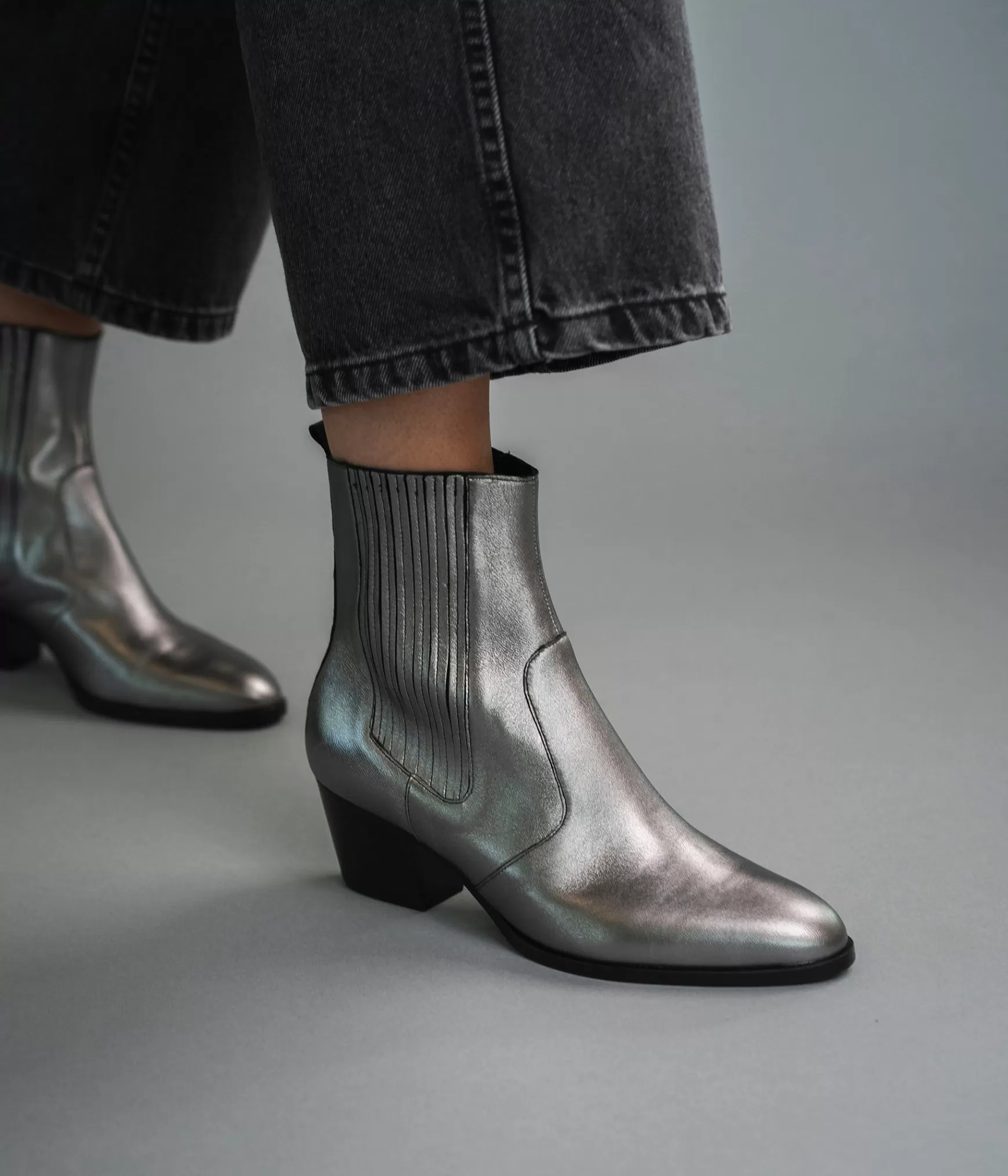 Boots & Bottines>Bocage CHELSEA BOOTS MIMI Argent