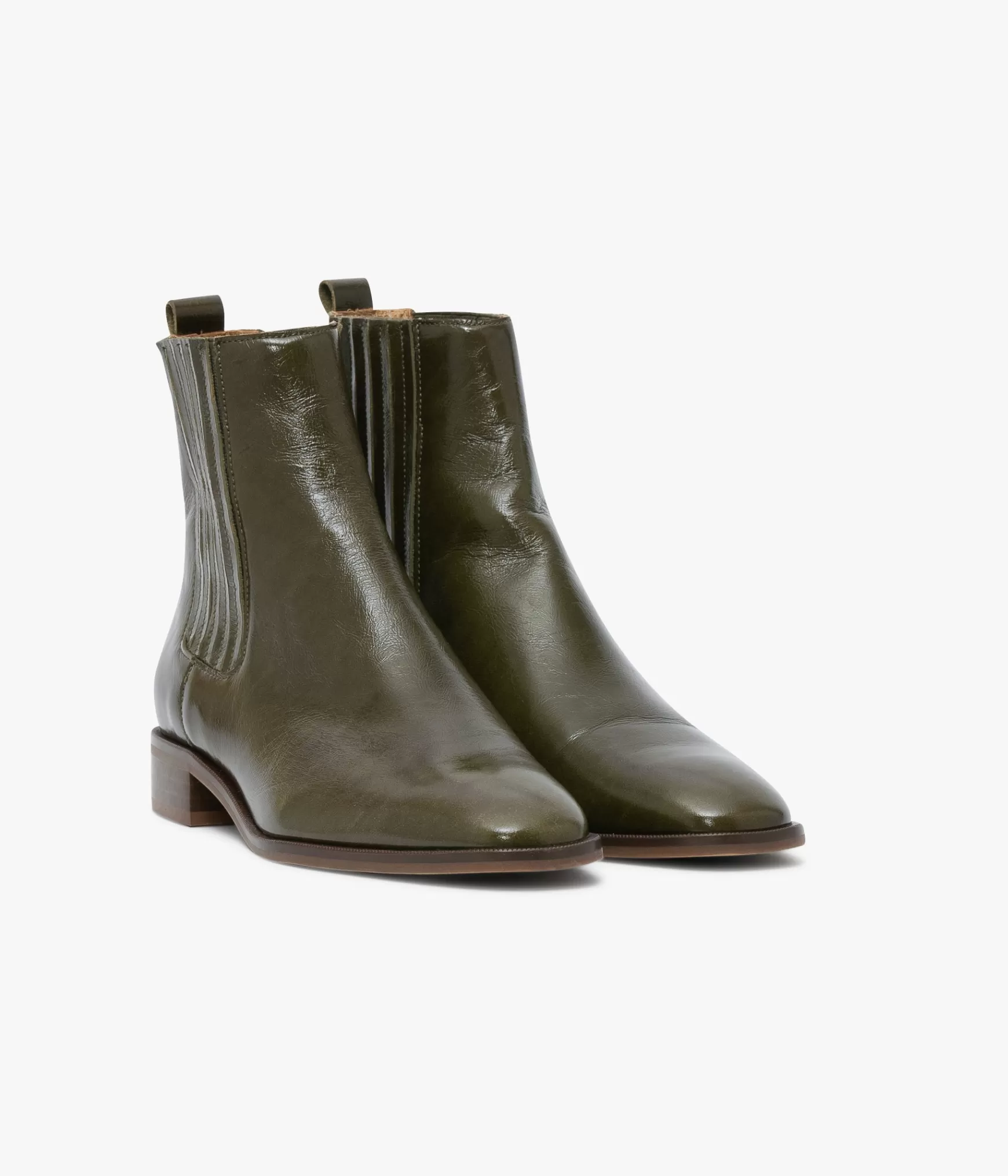 Boots & Bottines>Bocage CHELSEA BOOTS STACY OLIVE Vert