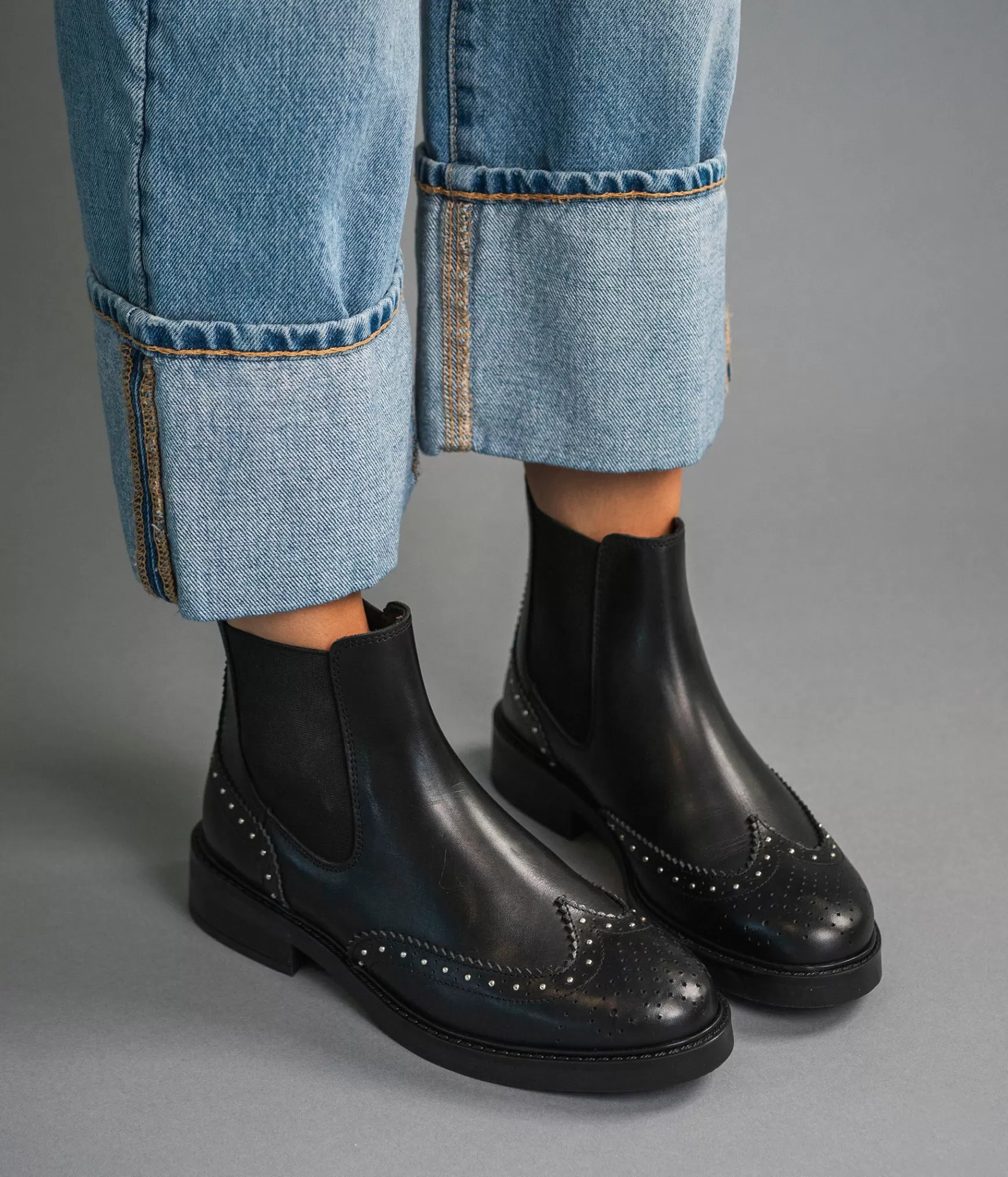 Boots & Bottines>Bocage CHELSEA BOOTS STAR Noir