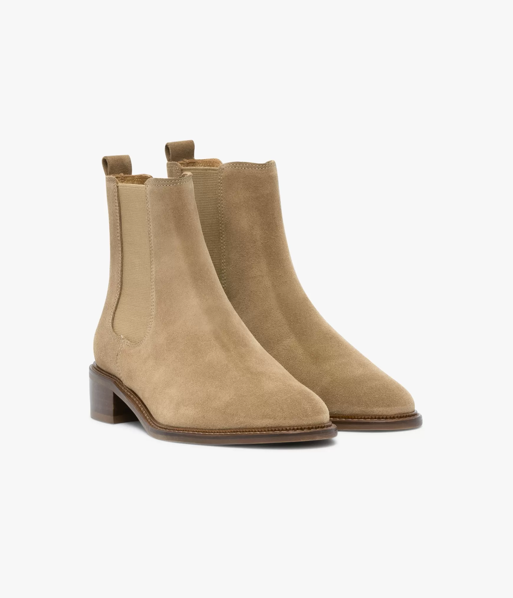 Boots & Bottines>Bocage CHELSEA SELIA TAUPE Beige