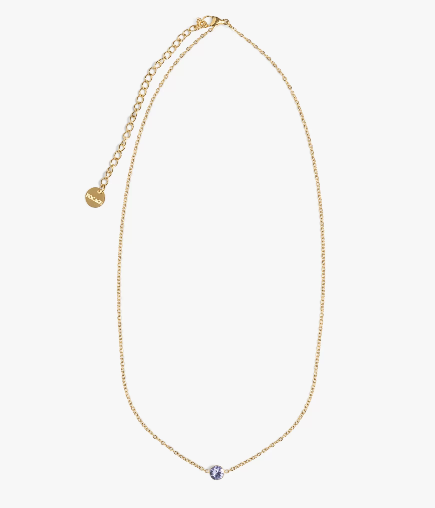 Bijoux>Bocage COLLIER BARBARA VIOLET Rose