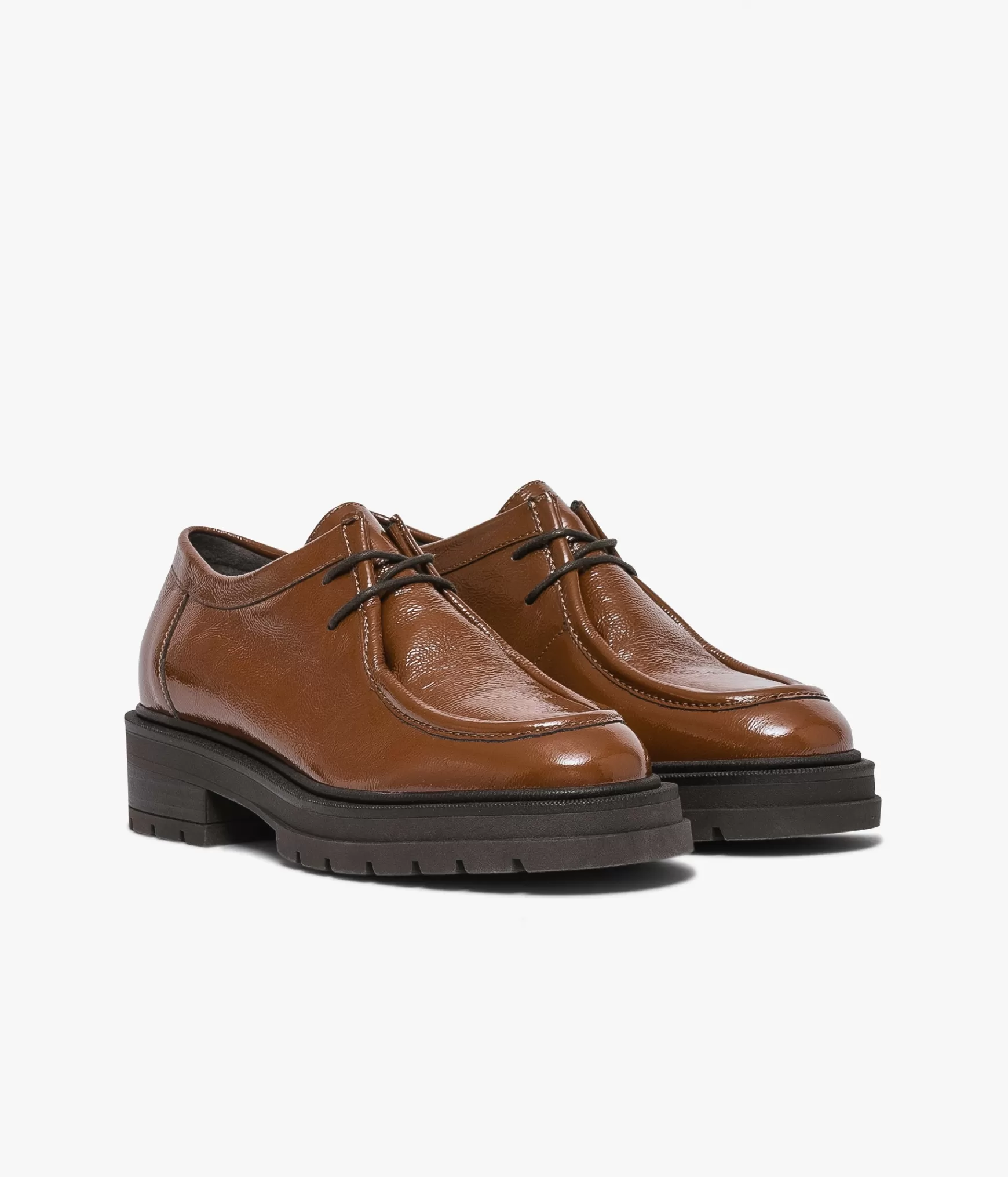 Mocassins | Derbies>Bocage DERBY CELINE COGNAC Marron