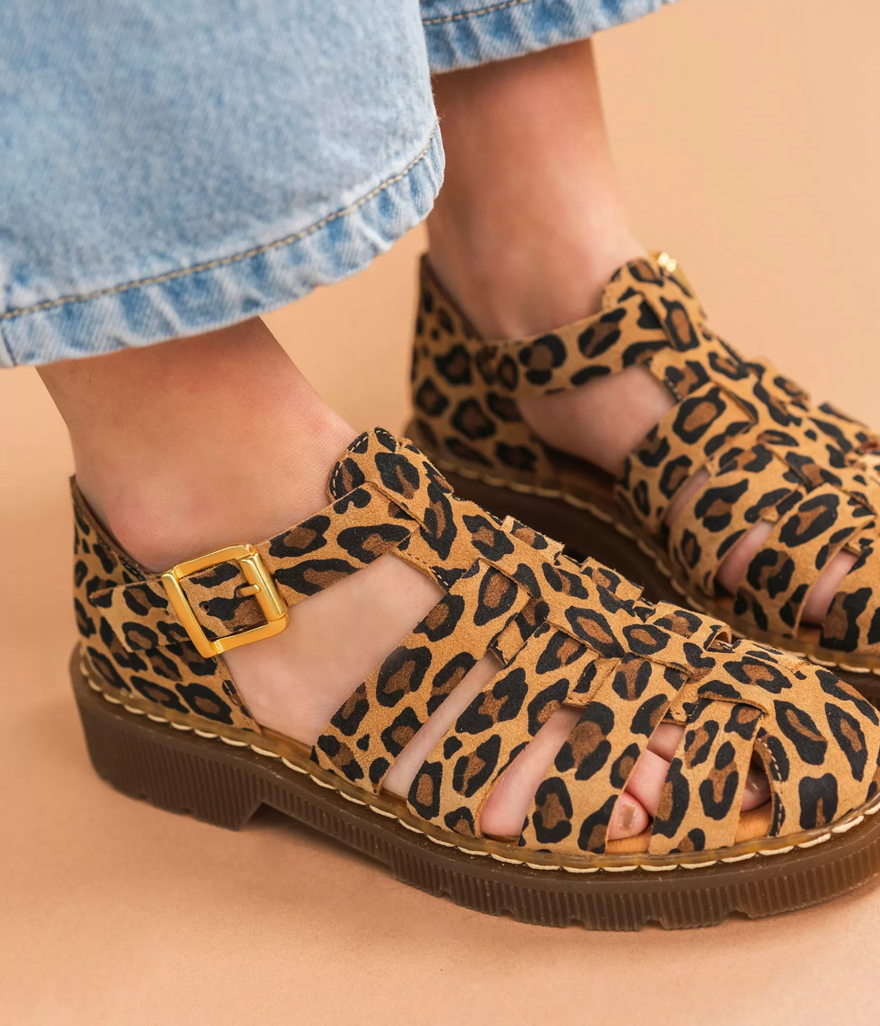 Sandales | Mocassins>Bocage DERBY CLAP LEOPARD Multicolore