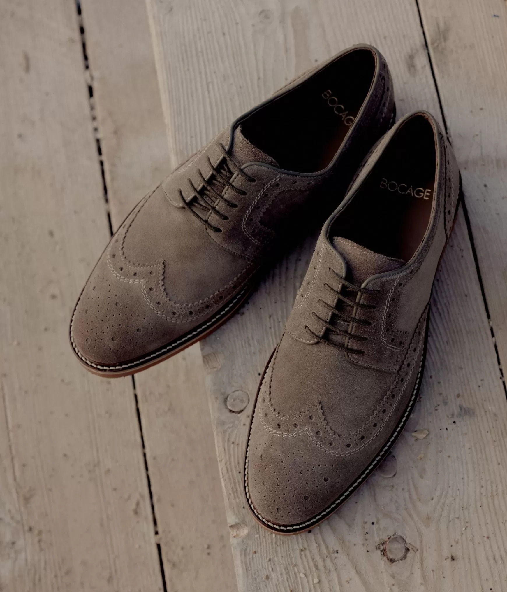 Derbies Détente>Bocage DERBY GABRY TAUPE Beige