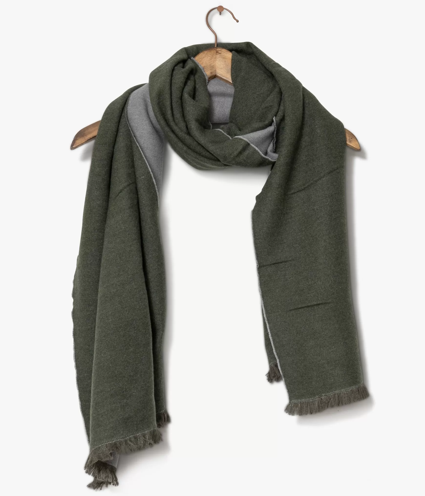 Foulards>Bocage ECHARPE CAMILLE KAKI Vert
