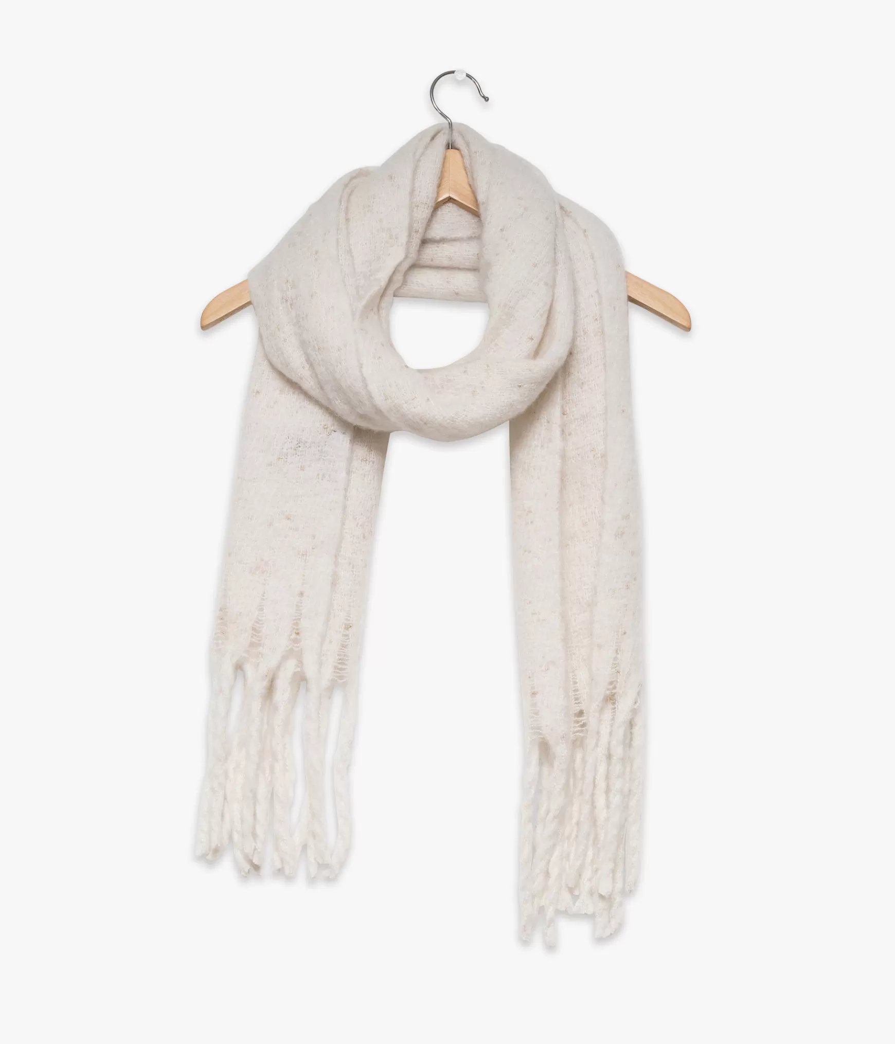 Foulards & Écharpes>Bocage ECHARPE CAPRA BLANC Beige