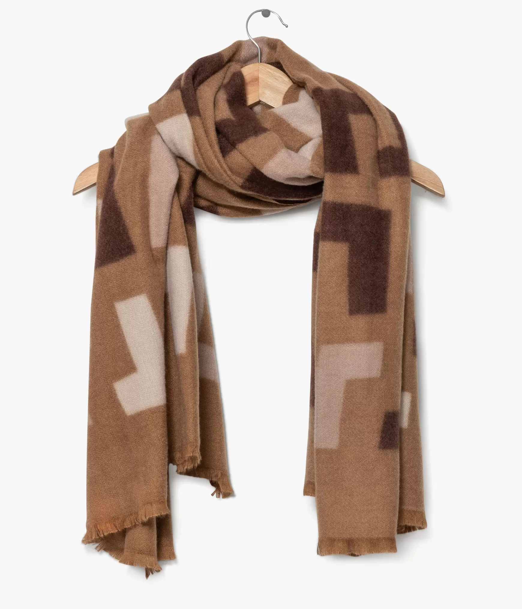 Foulards & Écharpes>Bocage ECHARPE CARMELA Marron