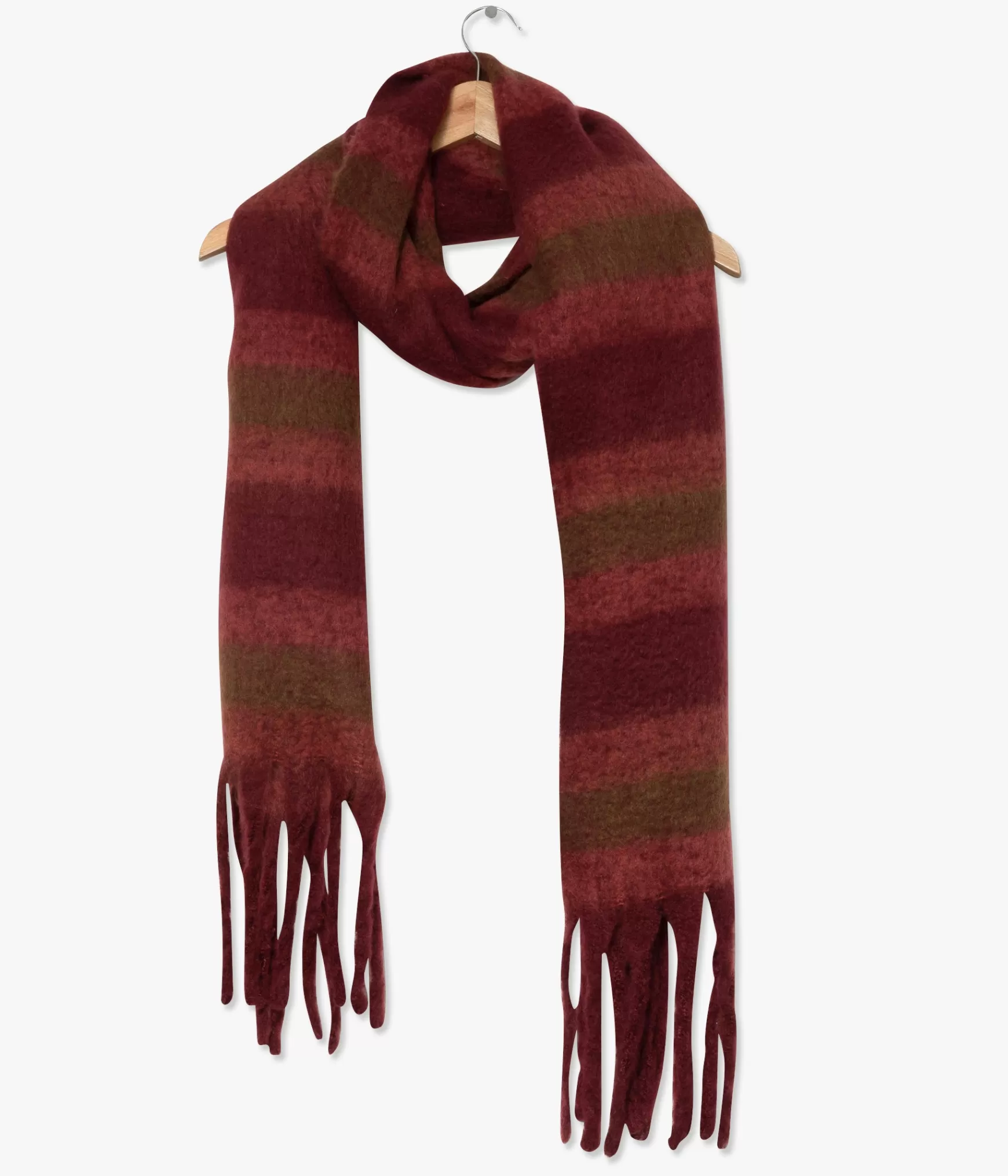 Foulards & Écharpes>Bocage ECHARPE CHERY BORDEAUX Rouge