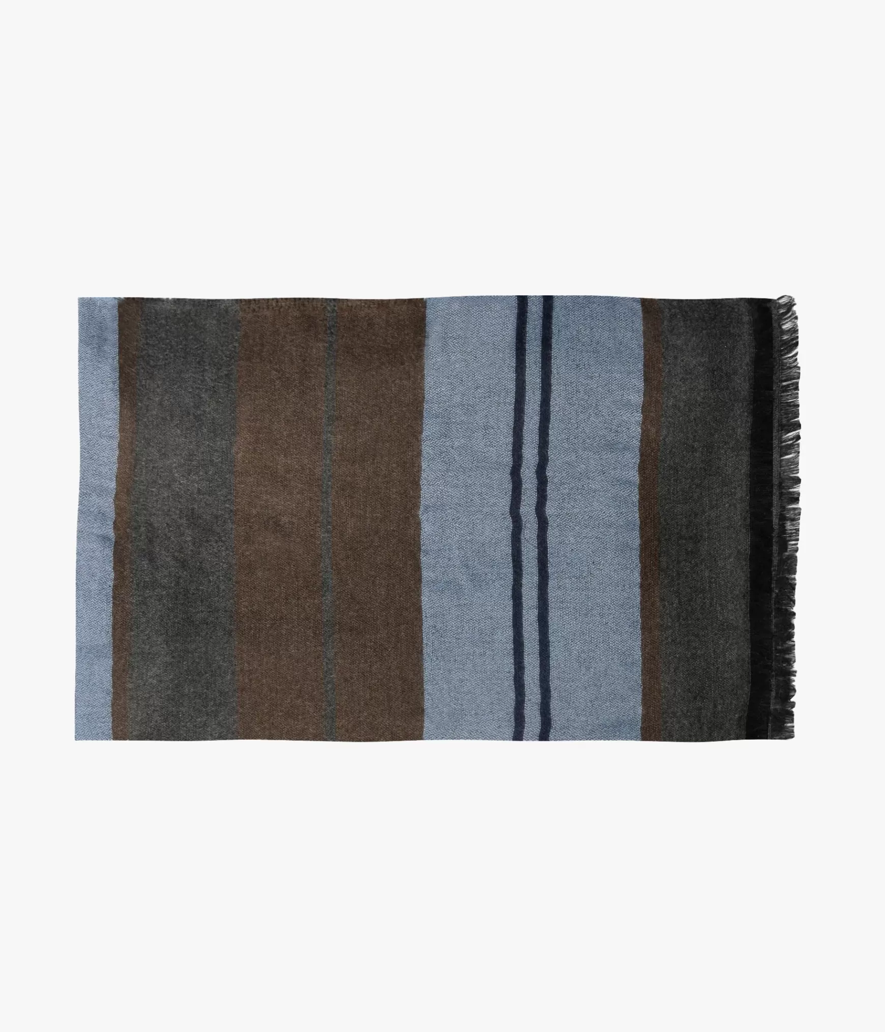 Foulards>Bocage ECHARPE REMI KAKI ET BLEU Vert