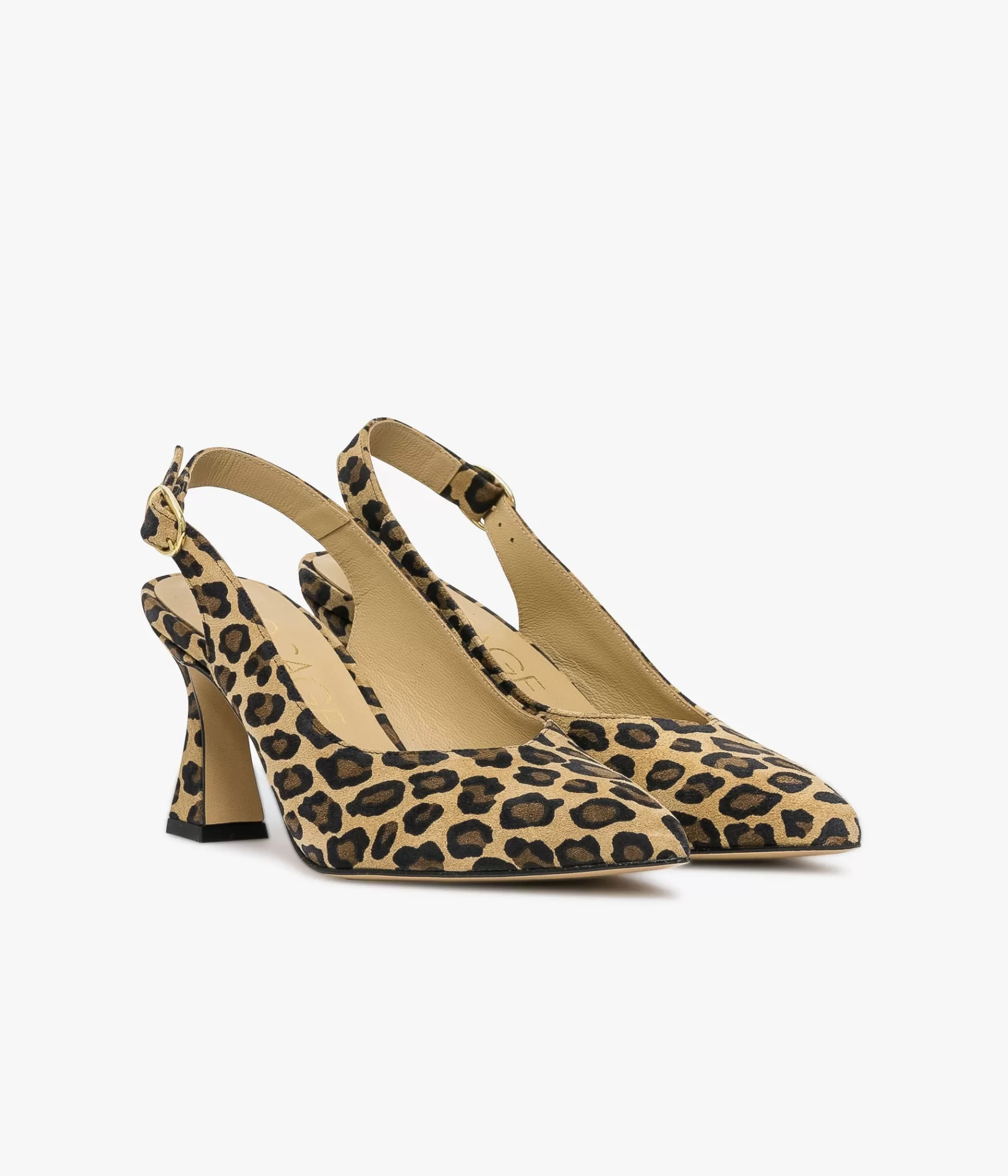 Slingbacks>Bocage ESCARPIN DAFFY LEOPARD Multicolore
