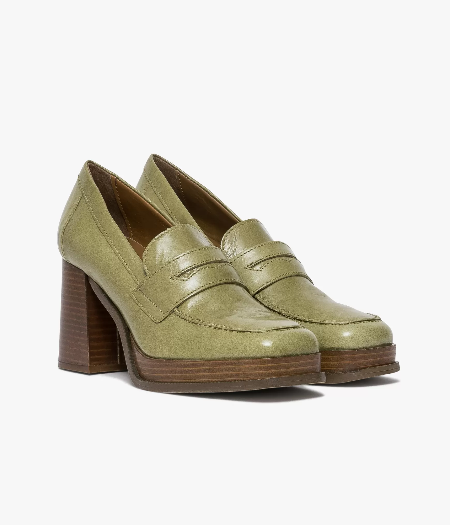 Mocassins | Escarpins>Bocage ESCARPIN MAHAUT PISTACHE Vert