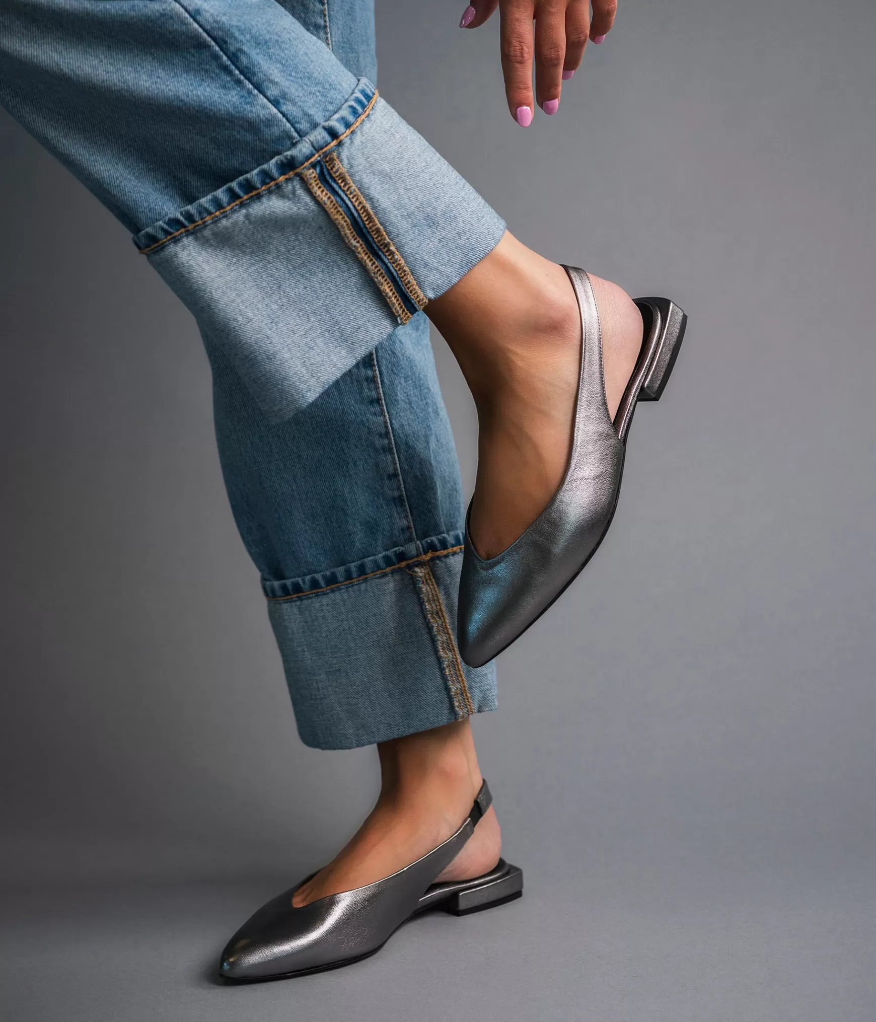 Slingbacks | Ballerines>Bocage ESCARPIN SWING Argent