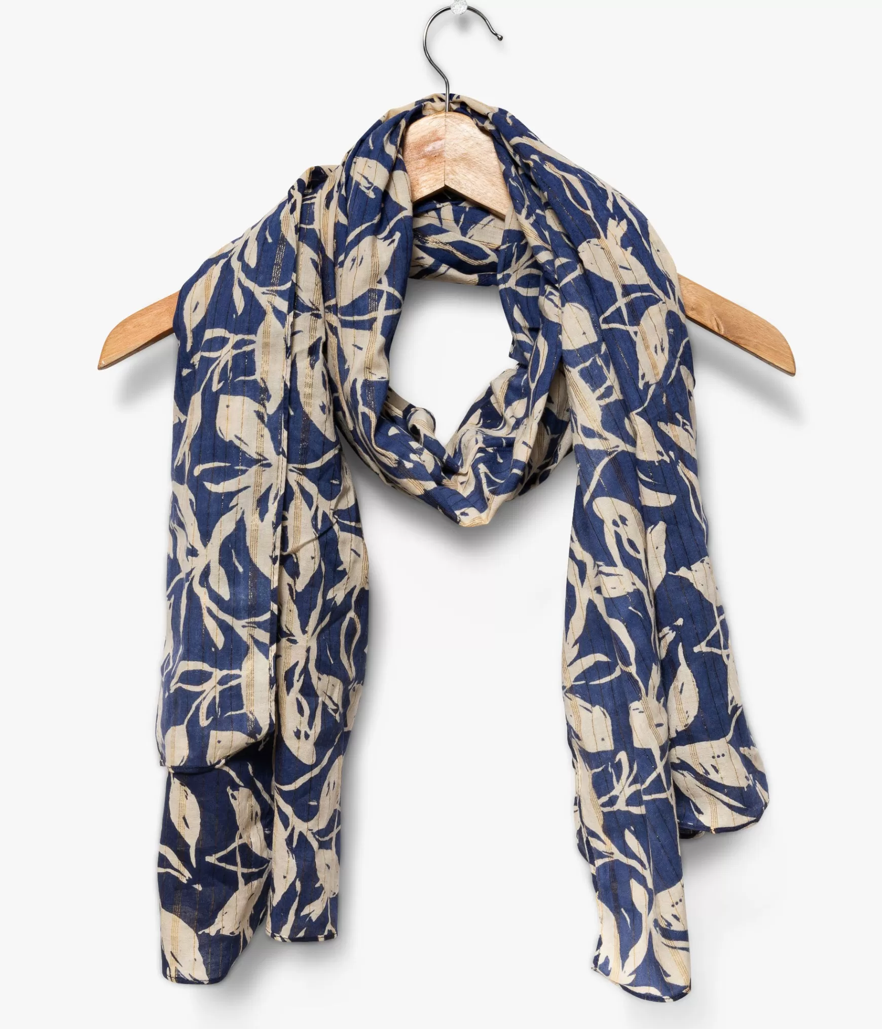 Foulards & Écharpes>Bocage FOULARD COSETTE MARINE Bleu