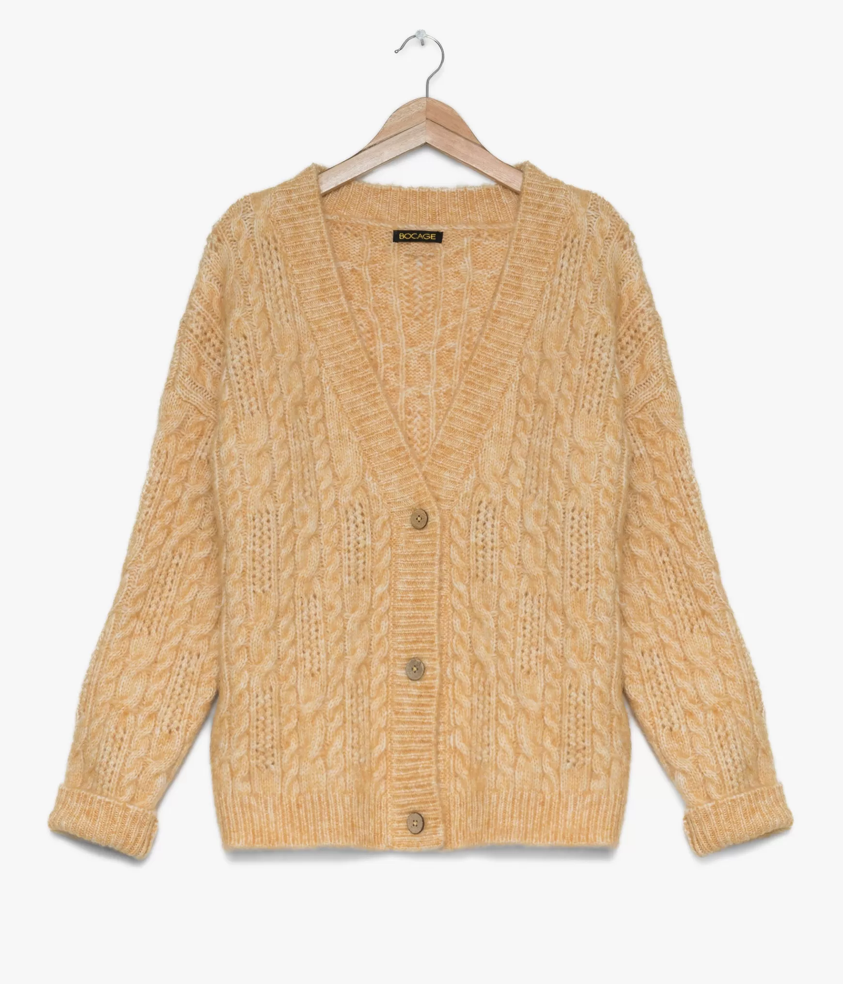 Vêtements>Bocage GILET HAWENA Jaune